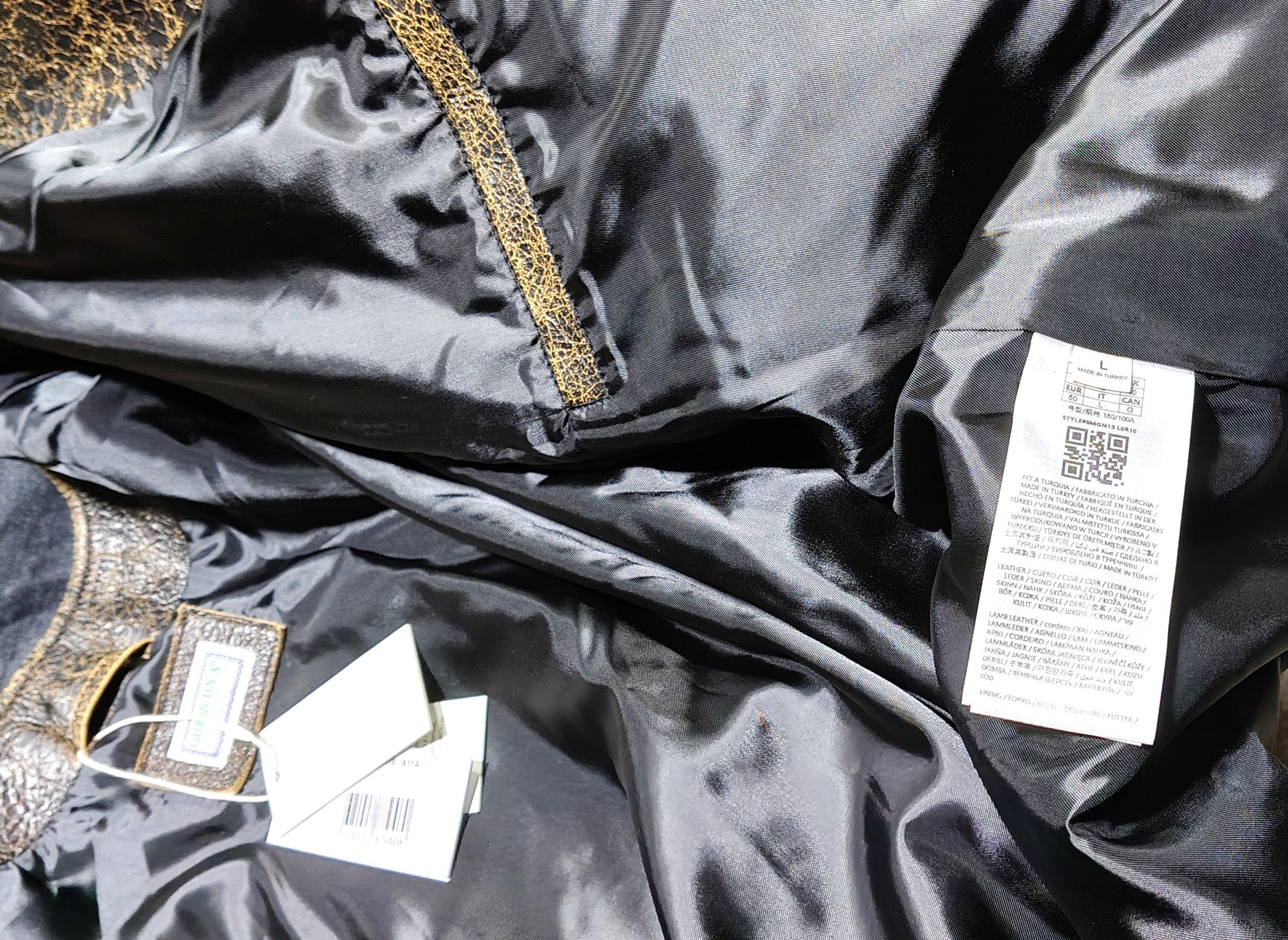 Guess Veste Guess USA en cuir craquelé Neuve avec étiquette Size US L / EU 52-54 / 3 - 7 Thumbnail