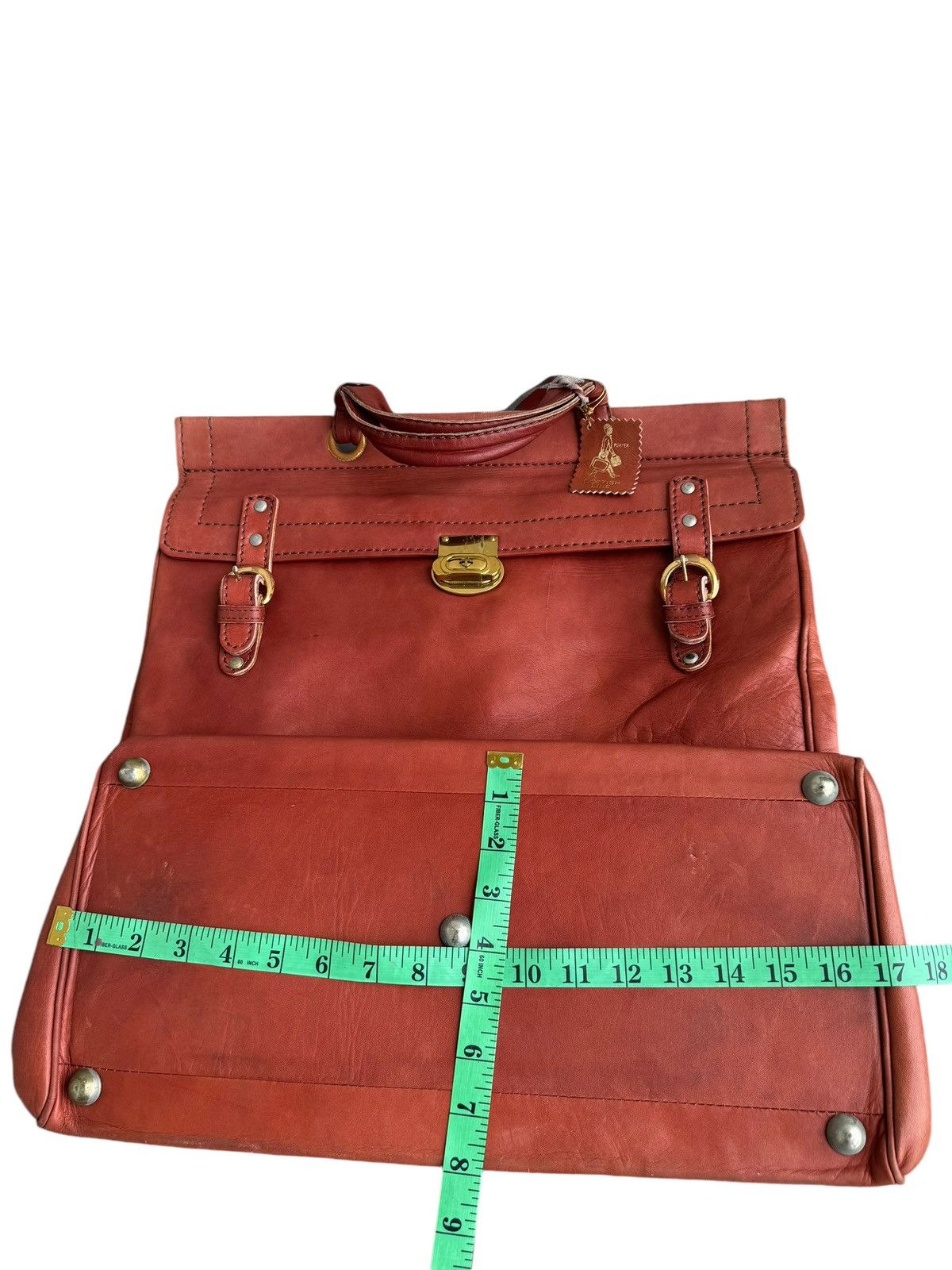 Porter Vintage Porter Leather Doctor Bag /Office Bag Size ONE SIZE - 15 Thumbnail