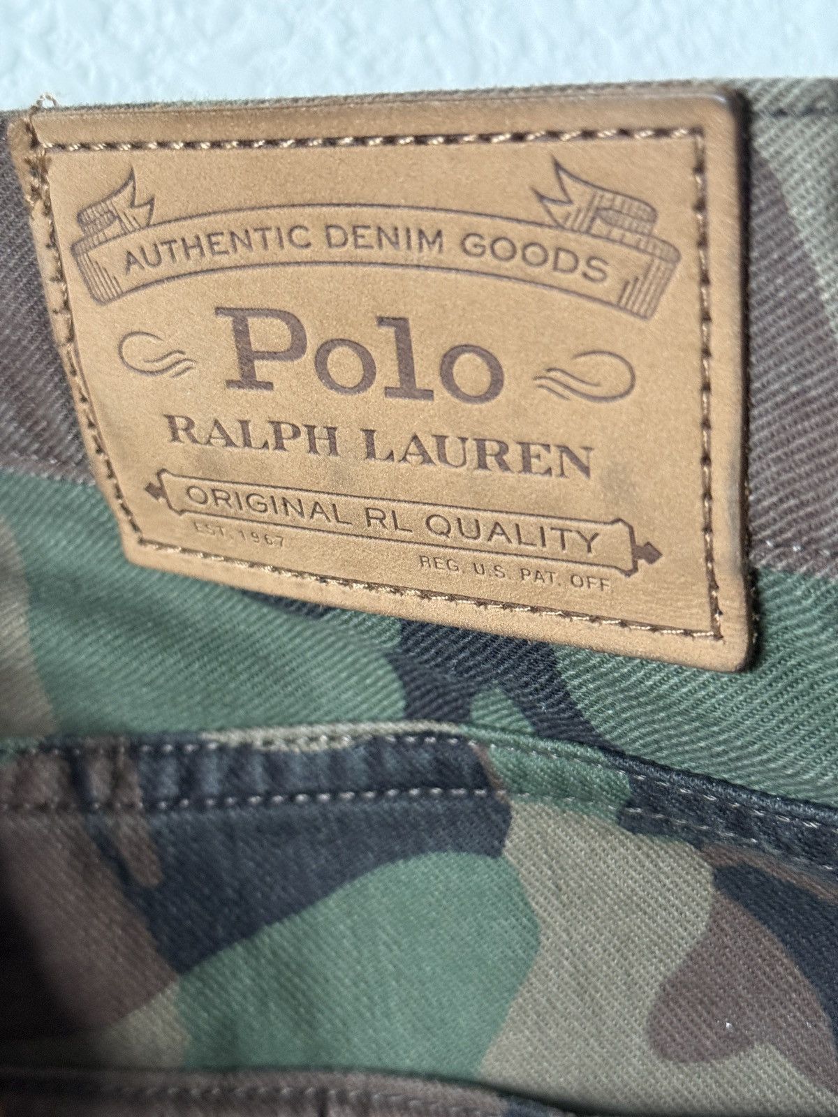 Polo Ralph Lauren Polo Ralph Lauren Low Str Denim (Camouflage) Size US 31 - 4 Thumbnail