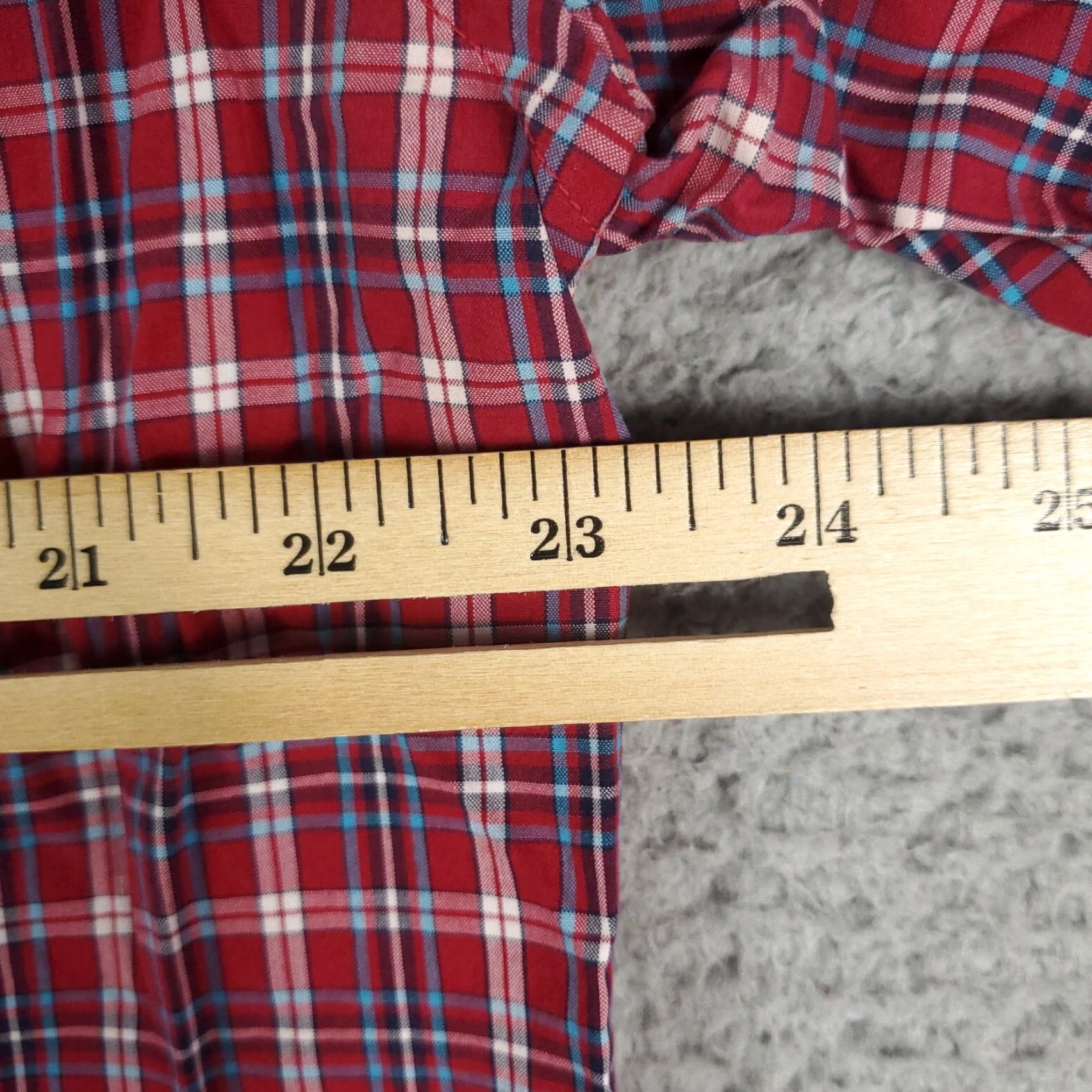 J.Crew J.CREW Shirt Plaid Red Casual Mens Long Sleeve Button-Up XL Size US XL / EU 56 / 4 - 5 Thumbnail