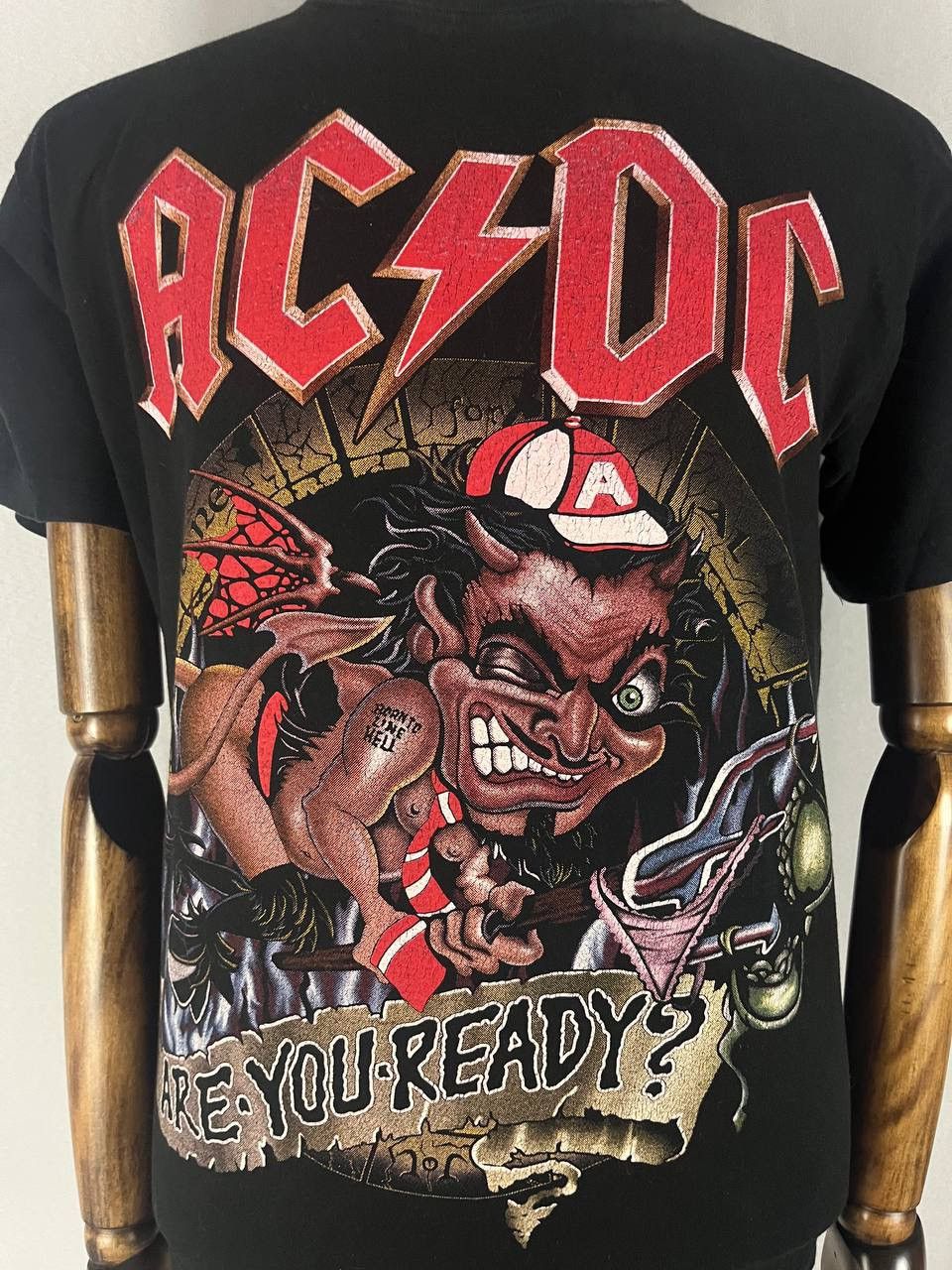 AC/DC AC/DC Tee T Shirt Rock Vintage Black Size US L / EU 52-54 / 3 - 1 Thumbnail