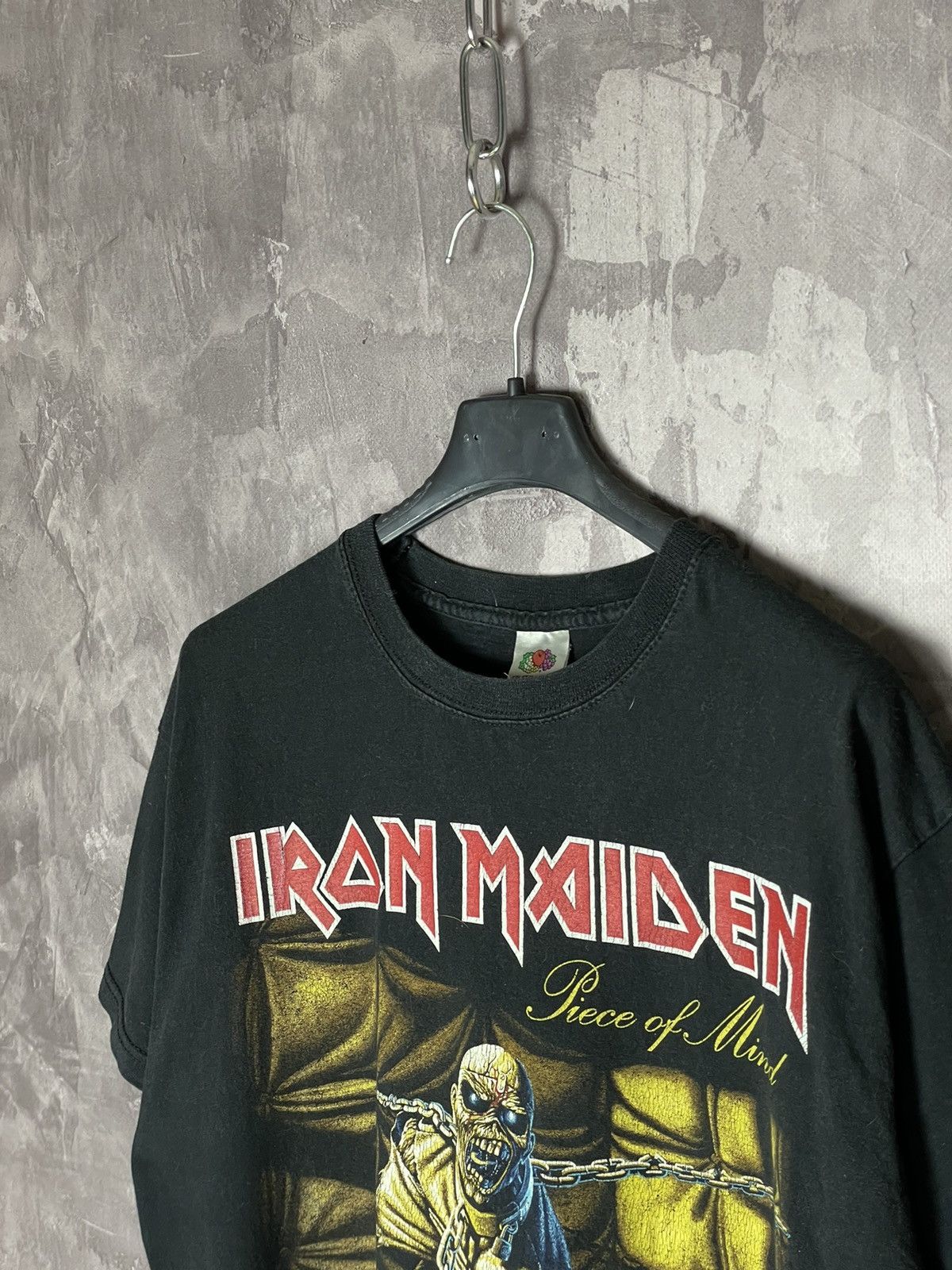 Band Tees × Iron Maiden × Vintage Iron Maiden 00s Vintage Piece Of Mind Rock Metal Album Tee Size US L / EU 52-54 / 3 - 7 Thumbnail