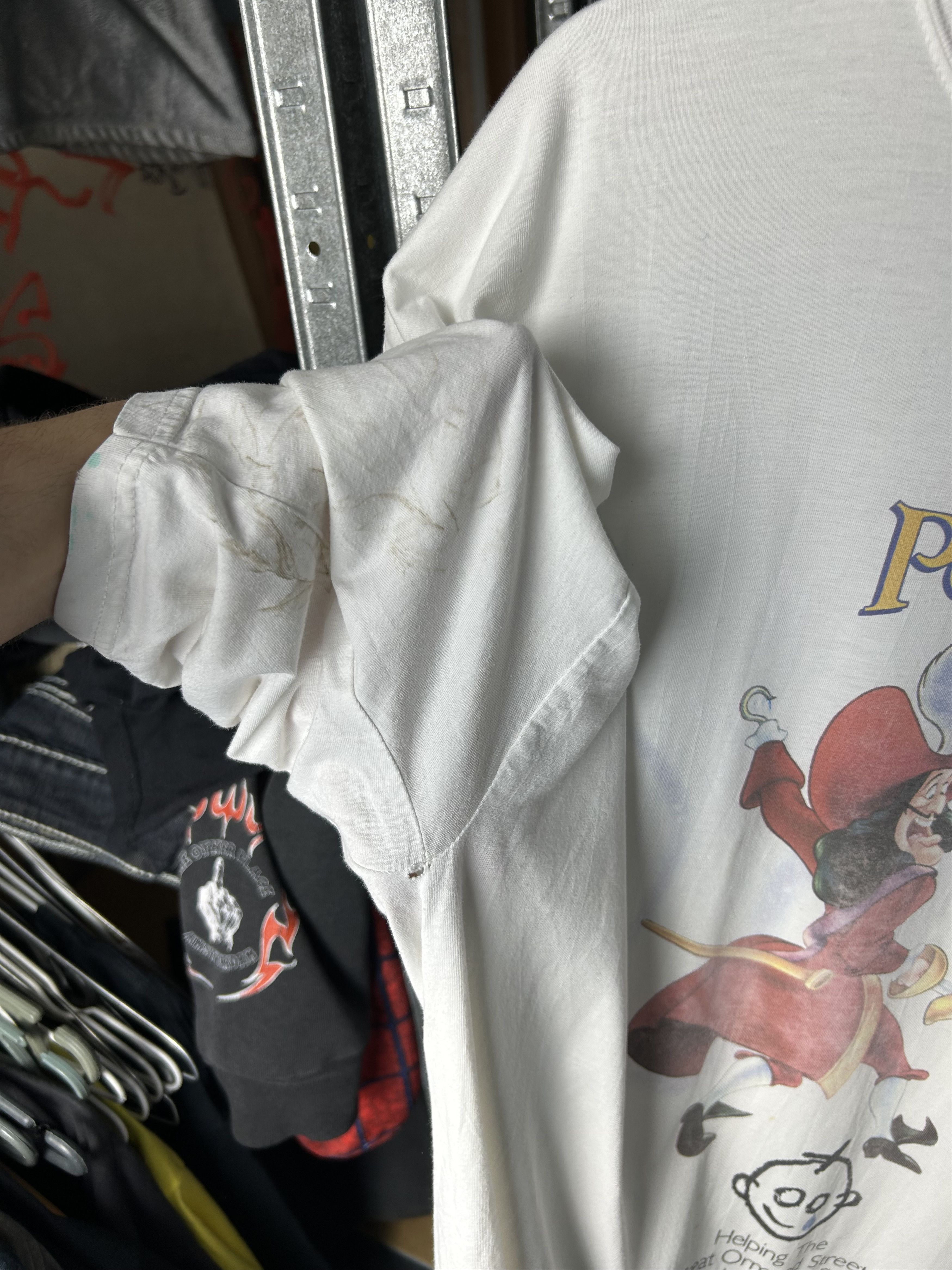 Cartoon Network Vintage 90s Peter Pan Hook Cartoon Movie T-shirt Size US XL / EU 56 / 4 - 6 Thumbnail