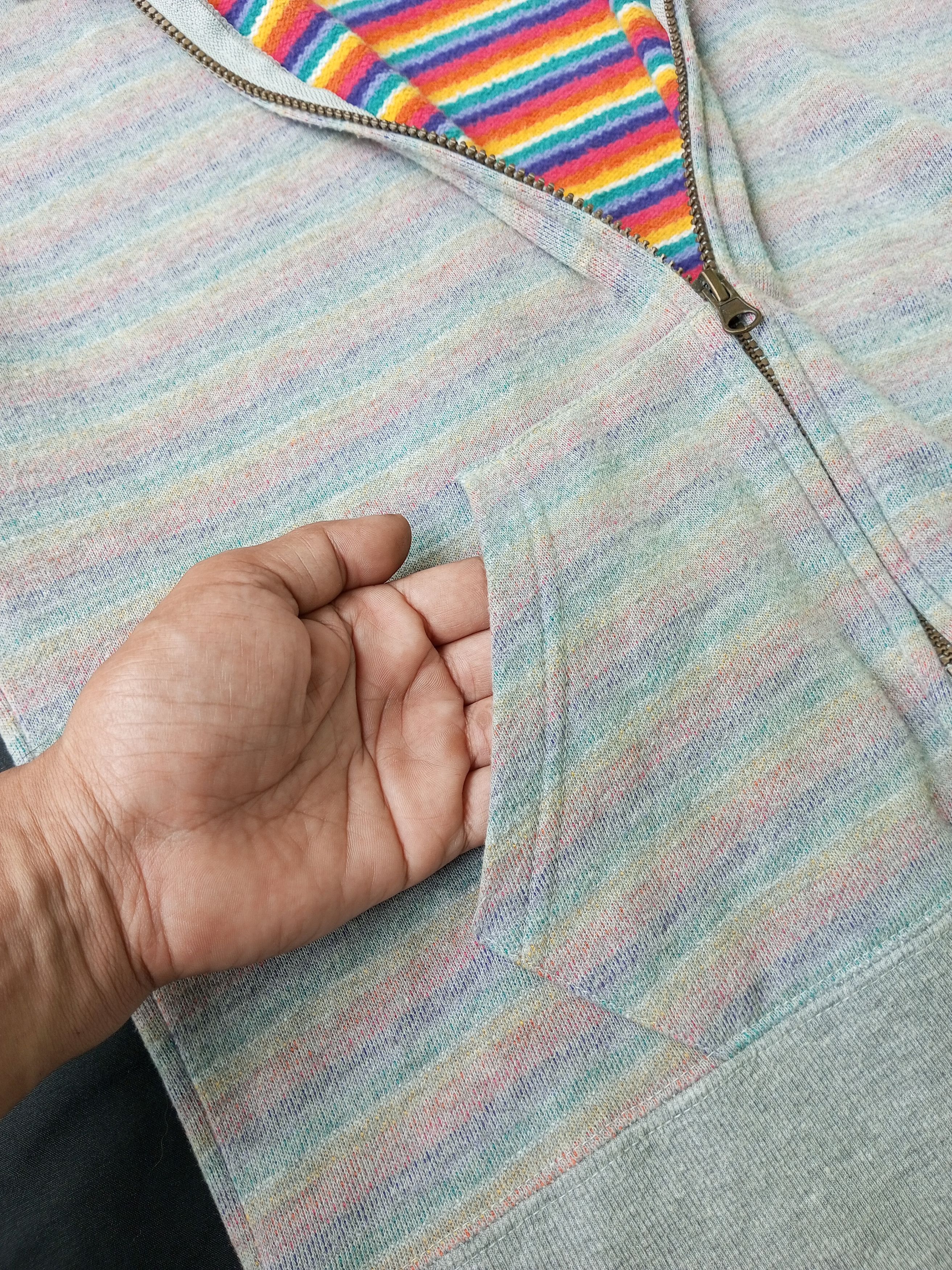 If Six Was Nine UNDER WRAPS Rainbow inside Fur Zip Up Hoodie Size US M / EU 48-50 / 2 - 5 Thumbnail