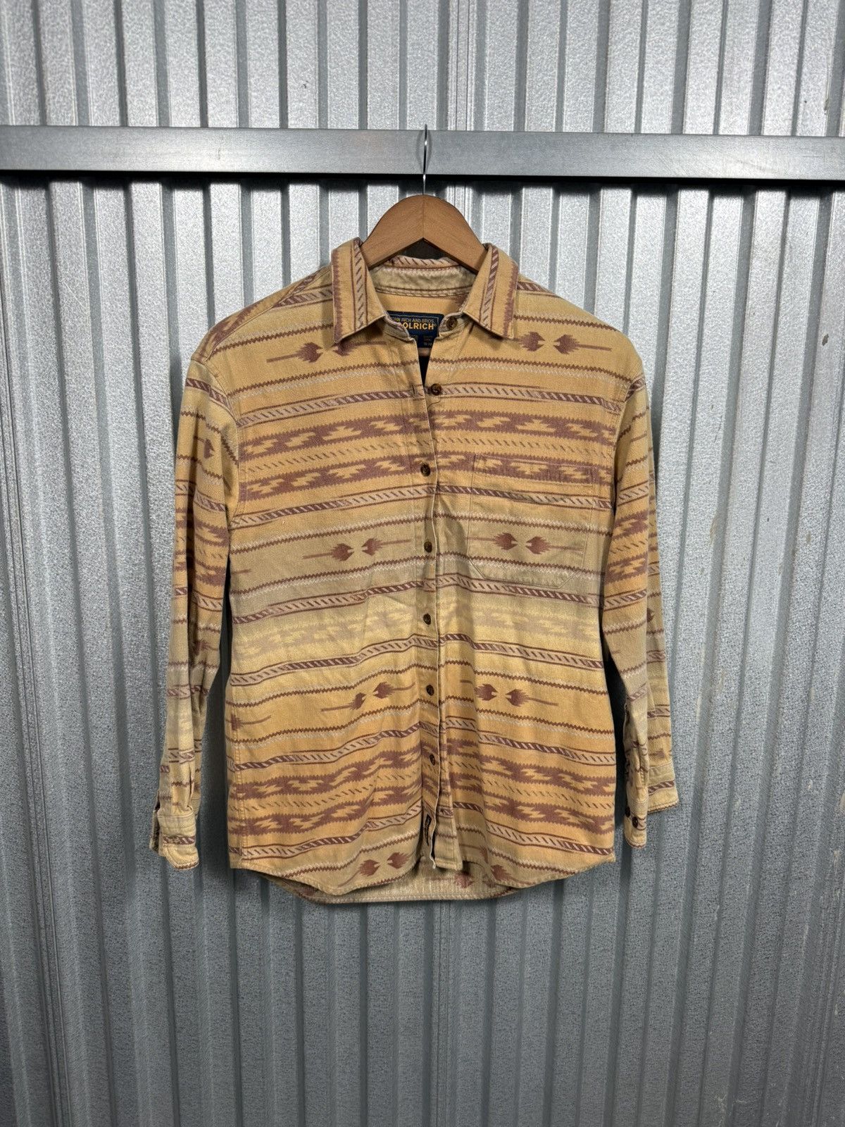 Woolrich Woolen Mills Vintage 60s Wool Rich Burnt Orange Button Up Shirt Size US M / EU 48-50 / 2 - 5 Thumbnail