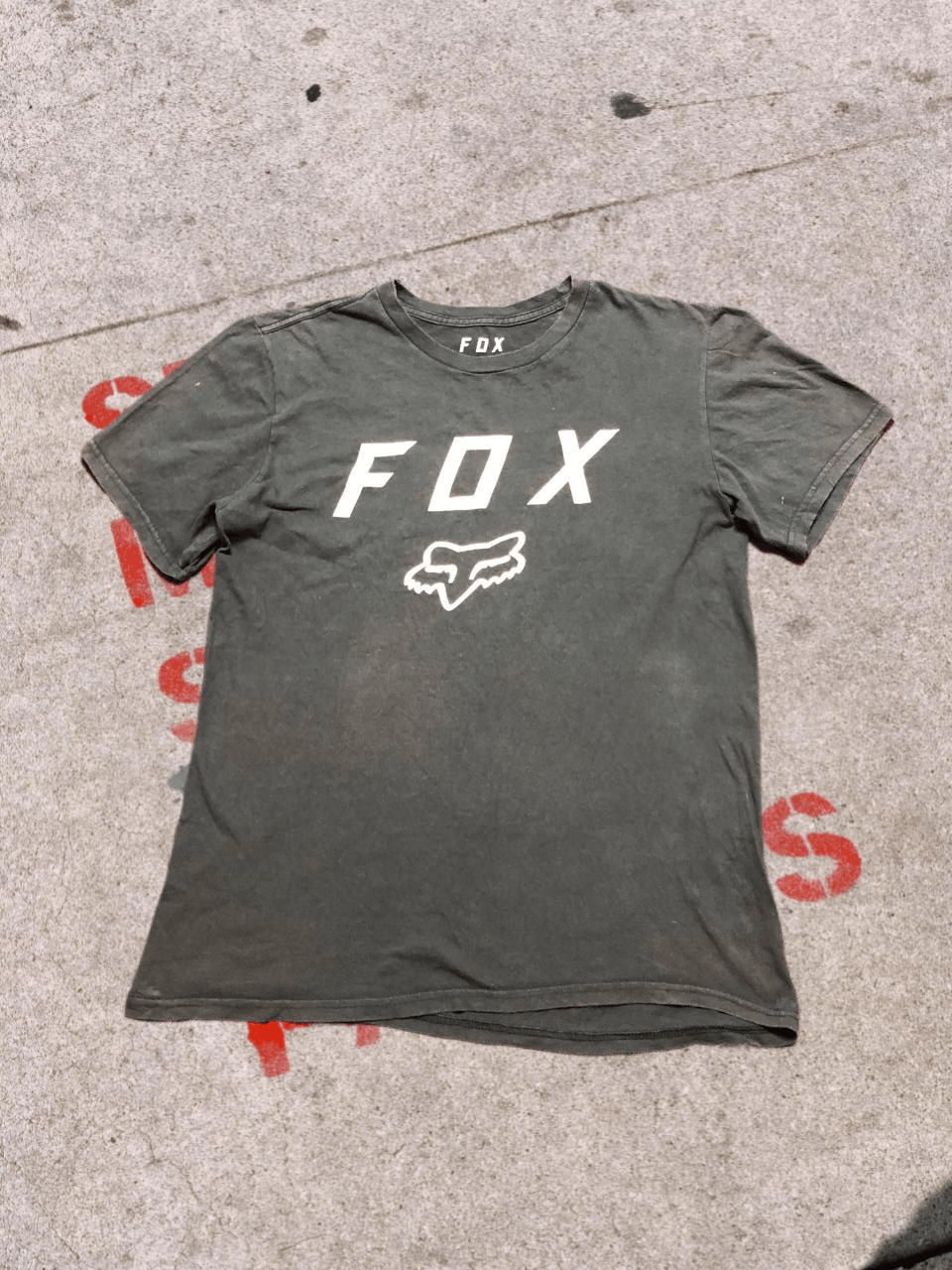 Fox Racing Fox Racing Logo T-Shirt Men's Size M Black Short Sleeve Size US M / EU 48-50 / 2 - 1 Thumbnail