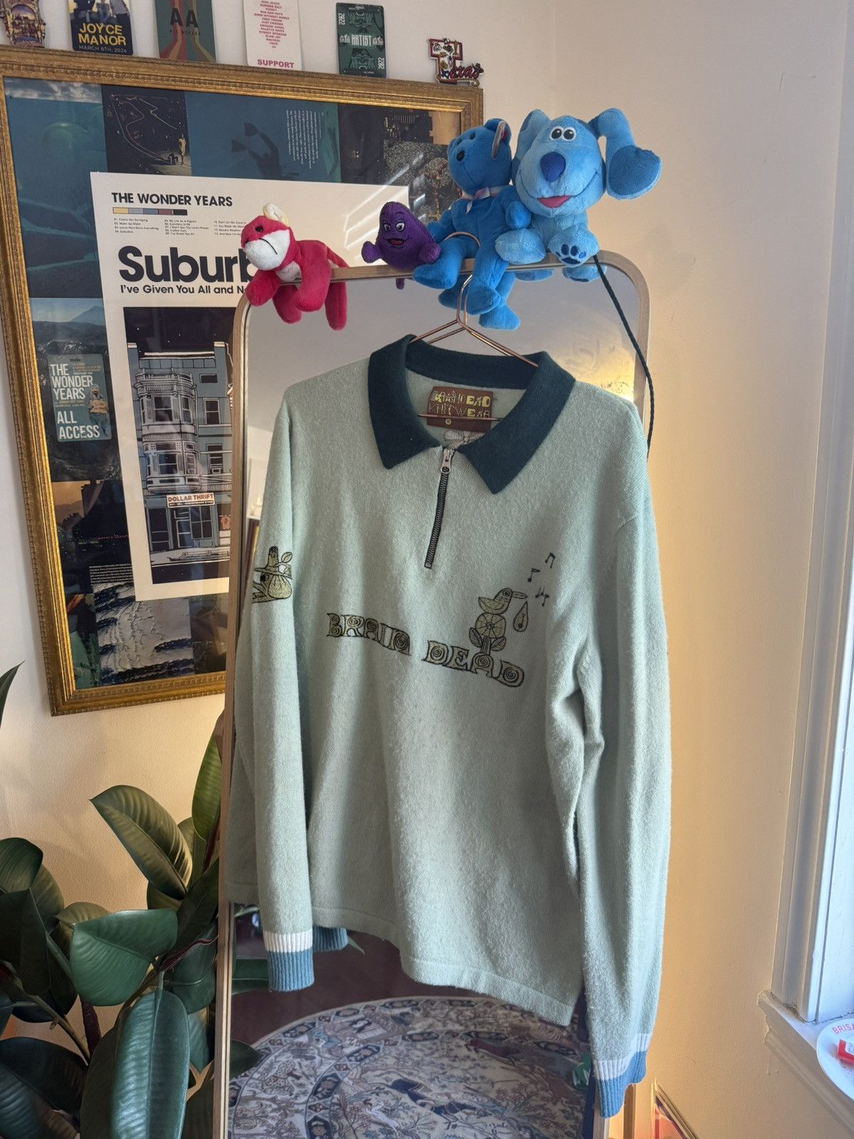 Brain Dead Brain Dead Lex Quarter Zip Knit Size US M / EU 48-50 / 2 - 1 Thumbnail