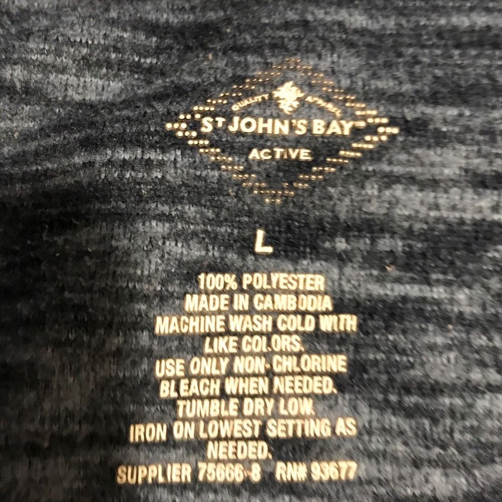 St. Johns Bay St John’s Bay Activewear High Neck Long Sleeve Sweatshirt L Size L / US 10 / IT 46 - 3 Thumbnail