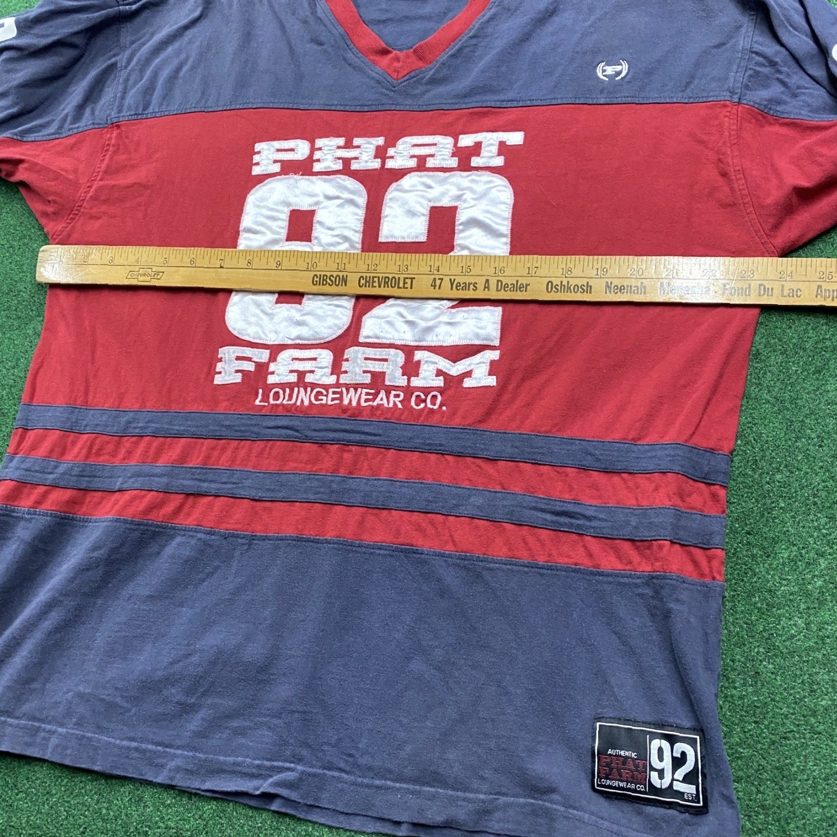 Phat Farm VINTAGE Phat Farm Shirt Mens L Blue 90S Y2K Baggy Grunge Emo Punk Long Sleeve Size US L / EU 52-54 / 3 - 5 Thumbnail