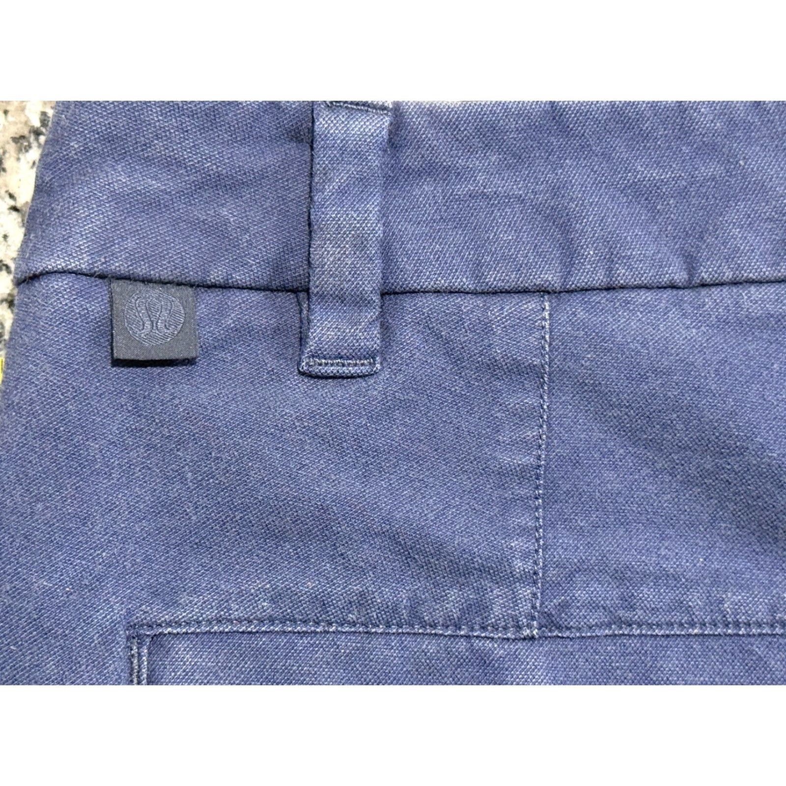 Lululemon Lululemon Pants Men 32x30.5 Blue Commission Classic Earth Dye M5ACMS Size US 32 / EU 48 - 6 Thumbnail