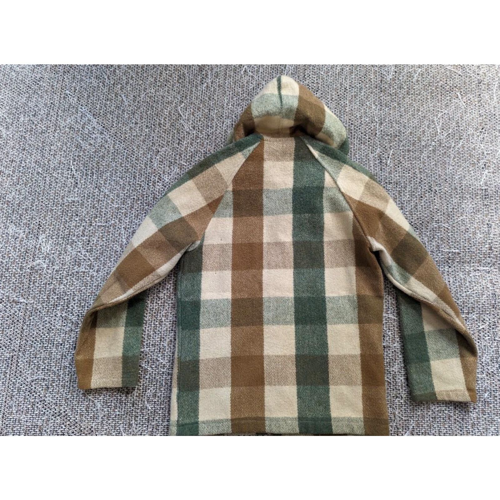 Vintage VINTAGE Woolrich full zip HOODED jacket S Men brown buffalo plaid Wool hoodie 36-38 Size US S / EU 44-46 / 1 - 2 Thumbnail