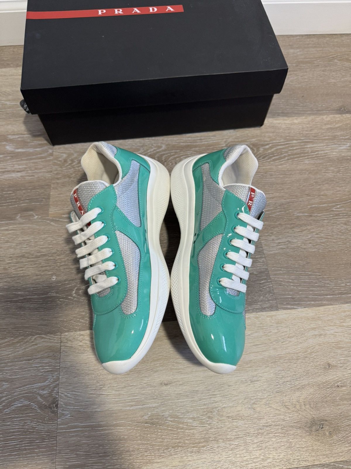 Prada Turquoise Prada American cup Size US 10 / EU 43 - 3 Thumbnail