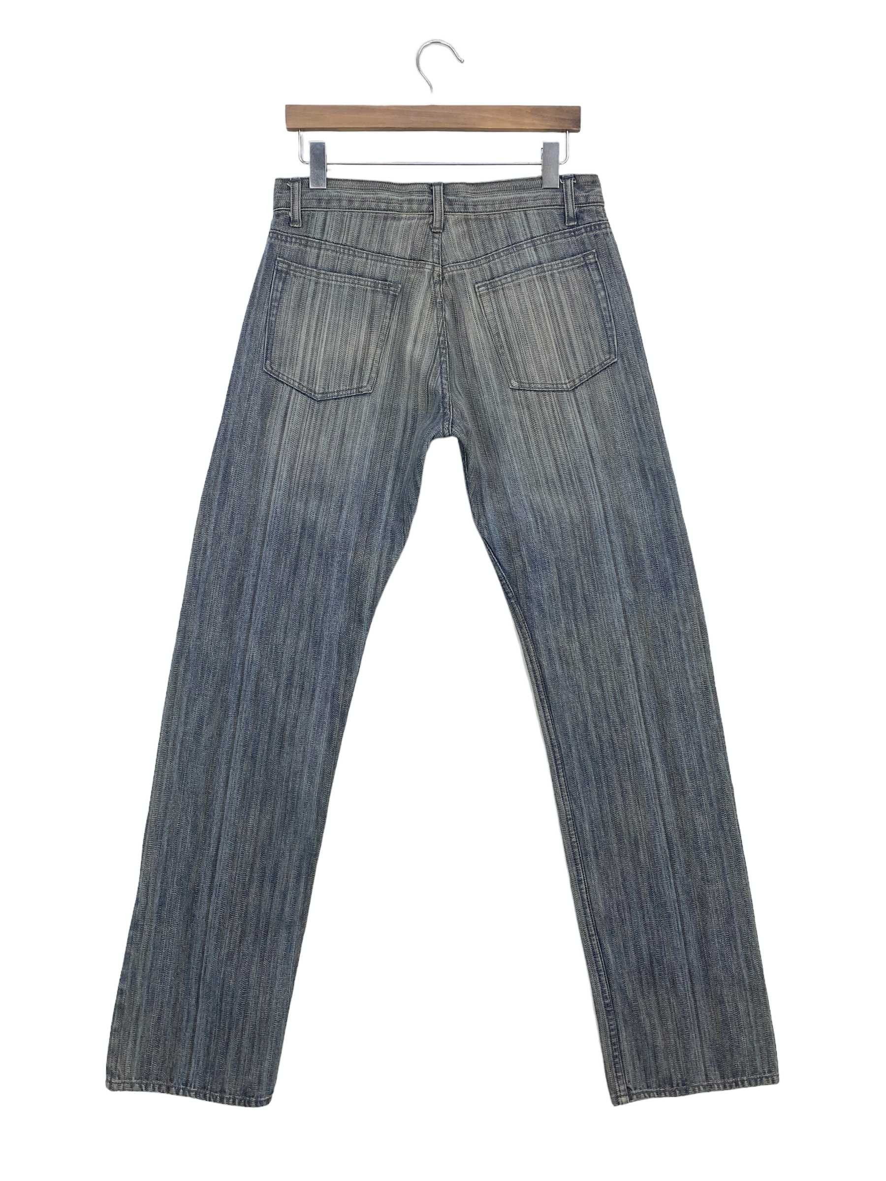 image of Distressed Denim Root Three Jeans Stripes Jeans in Black, Men's (Size 31)