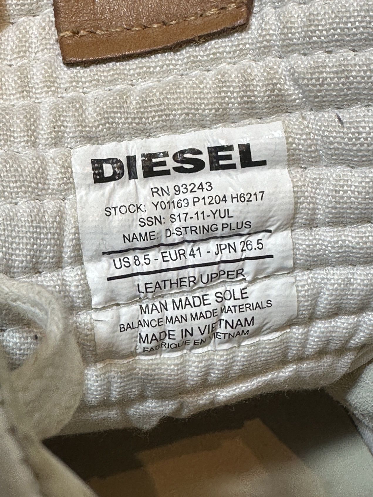 Diesel (SS17) D-STRING PLUS HI TOP Size US 8.5 / EU 41-42 - 13 Thumbnail