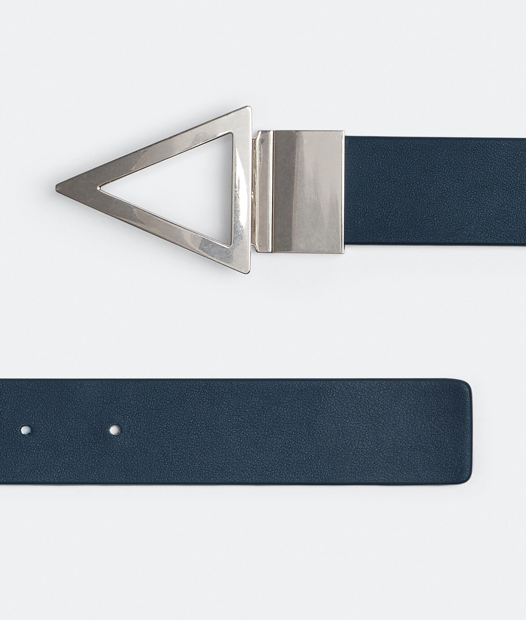 Bottega Veneta o1n1vont0425 Size: 120 / Triangle Belt in Blue Size 46 - 4 Thumbnail