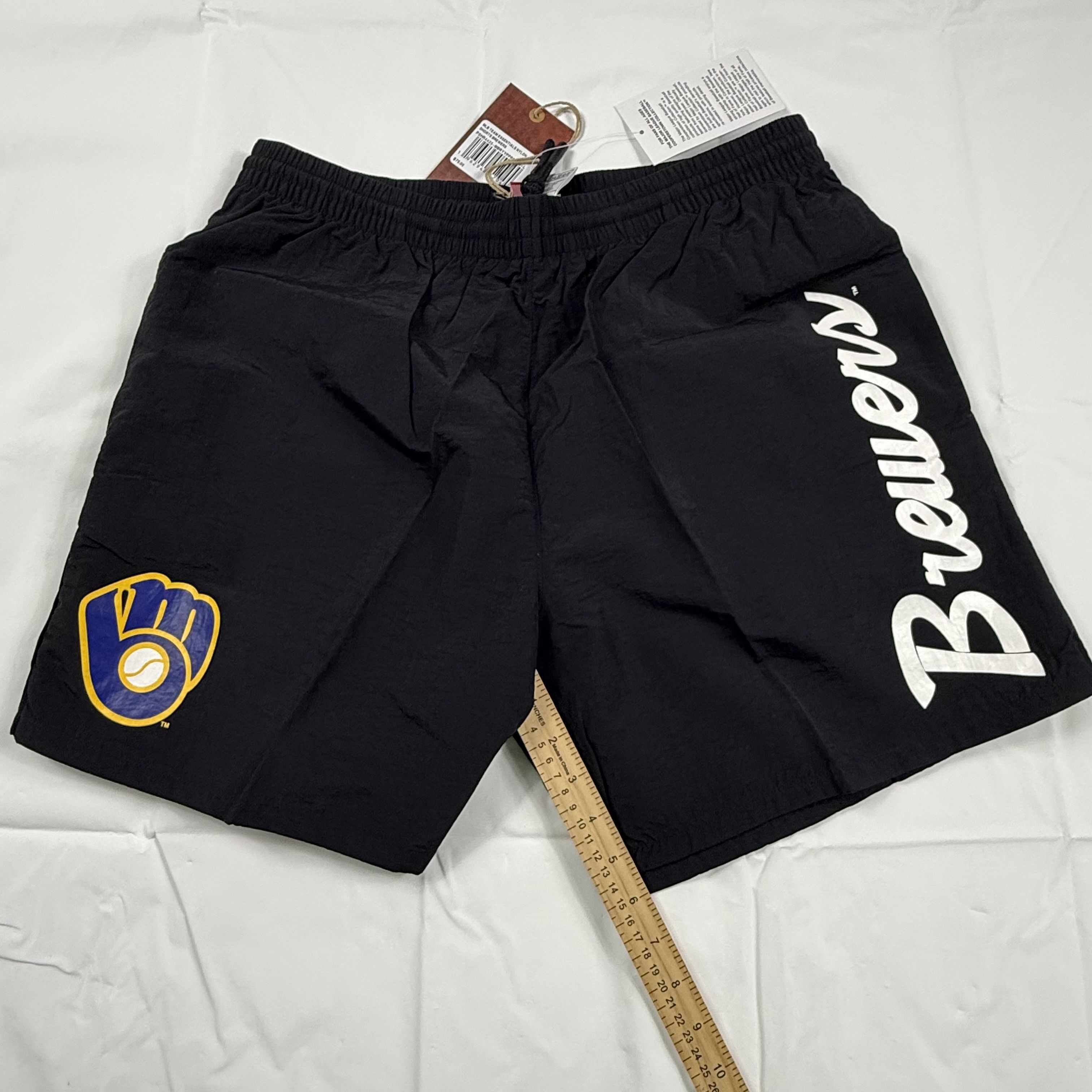Mitchell & Ness Mitchell & Ness Milwaukee Brewers Nylon Shorts Mens NWT Size US 36 / EU 52 - 8 Thumbnail