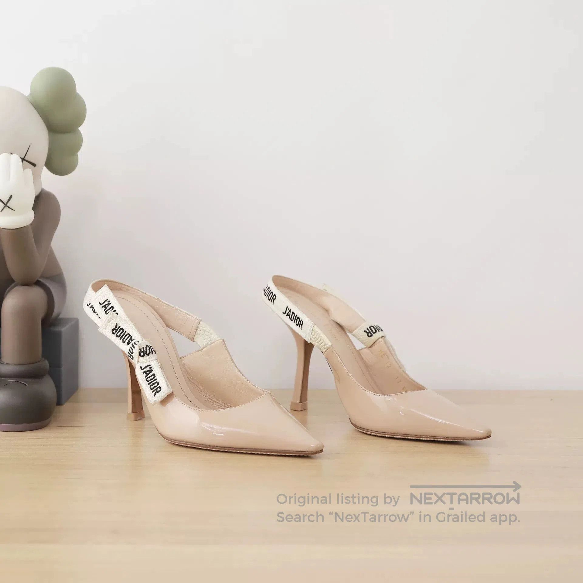 Dior Dior J'Adior Nude Fabric Strap Heels. Size US 6 / IT 36 - 1 Thumbnail