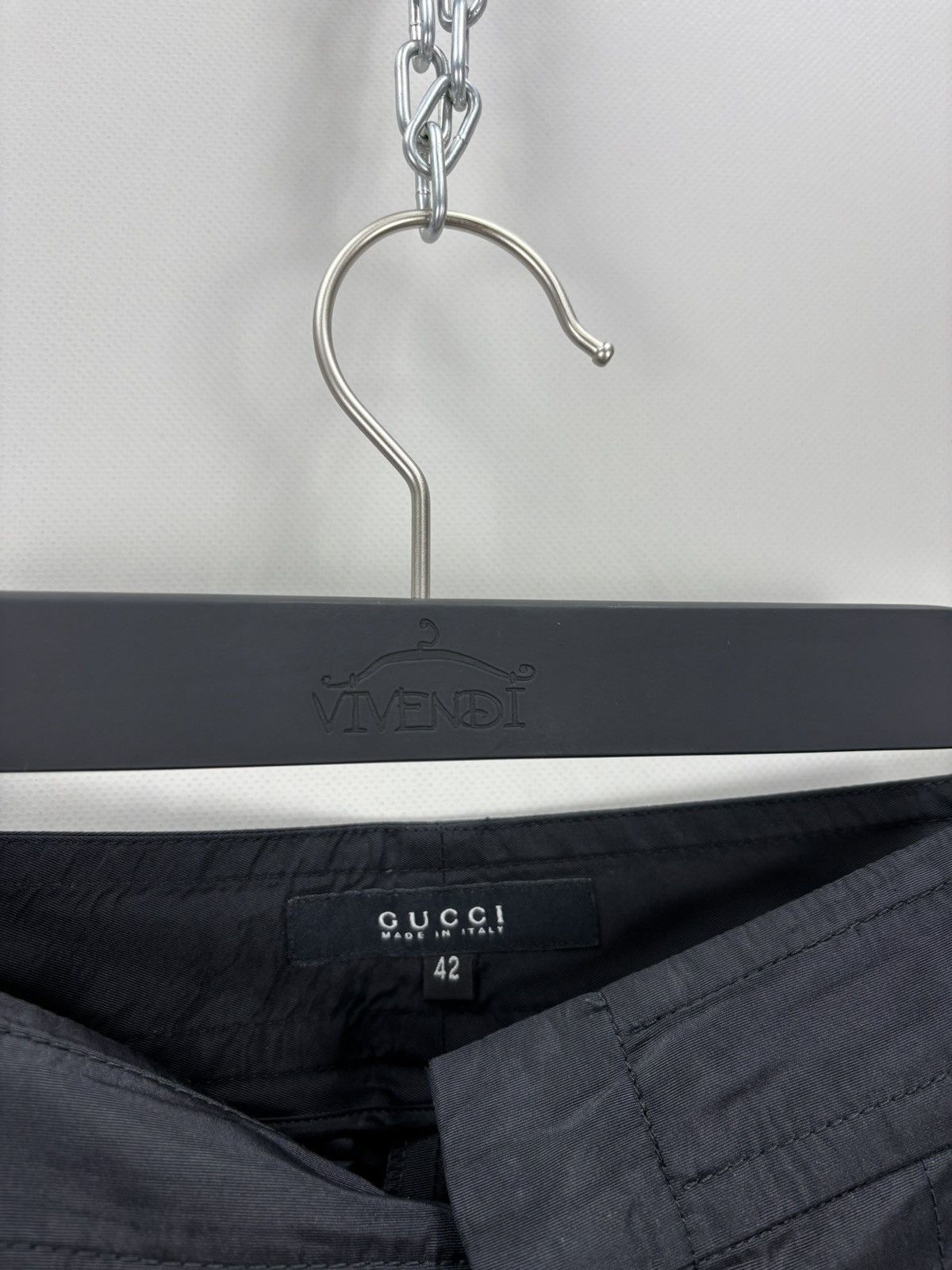 Gucci Womens pants Gucci Size 42 Color Black Size 28" / US 6 / IT 42 - 7 Thumbnail