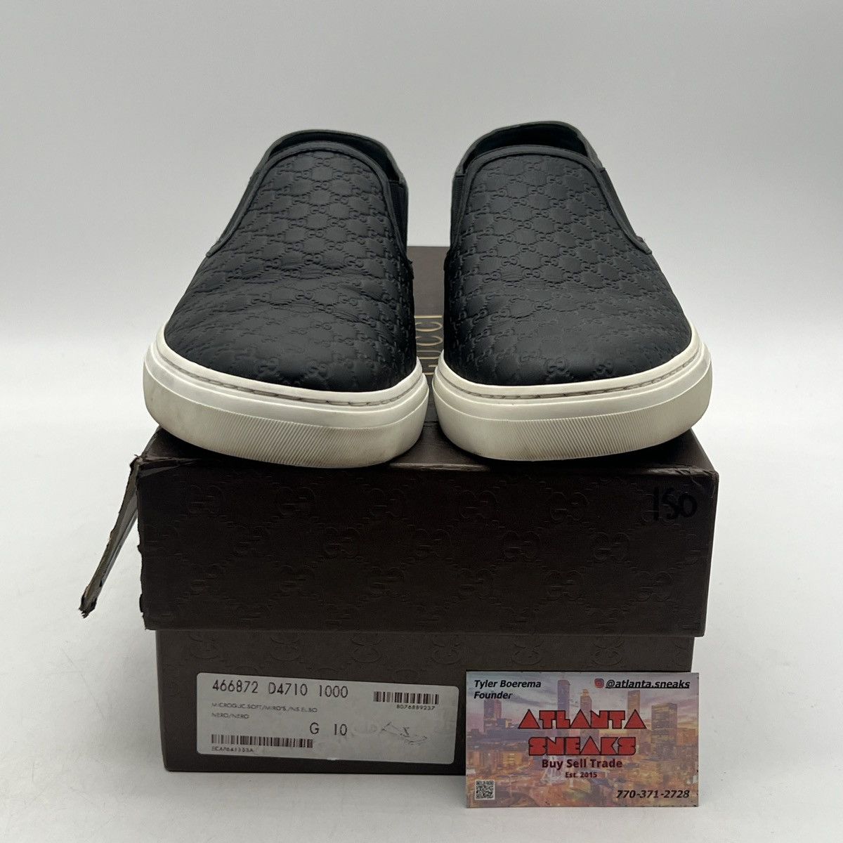 Gucci Gucci slip on black Size US 10 / EU 43 - 2 Thumbnail