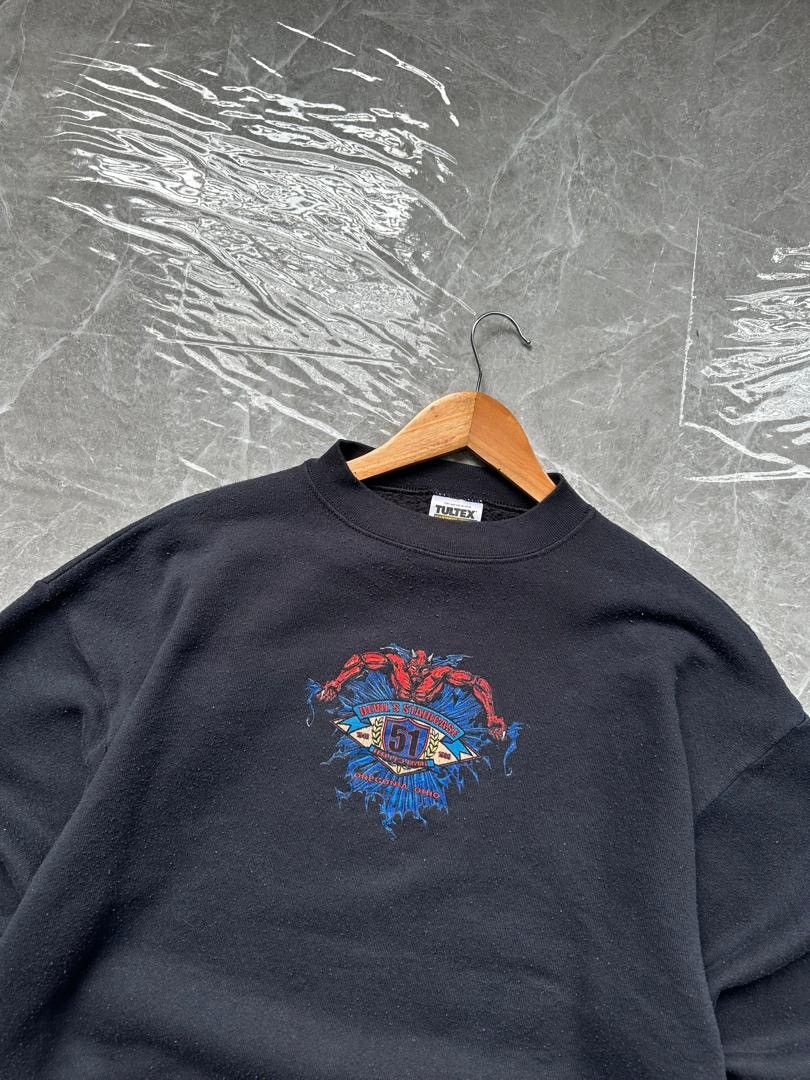 Vintage VINTAGE TULTEX DEVILS STAIRCASE MOTORCROSS Size US L / EU 52-54 / 3 - 4 Thumbnail