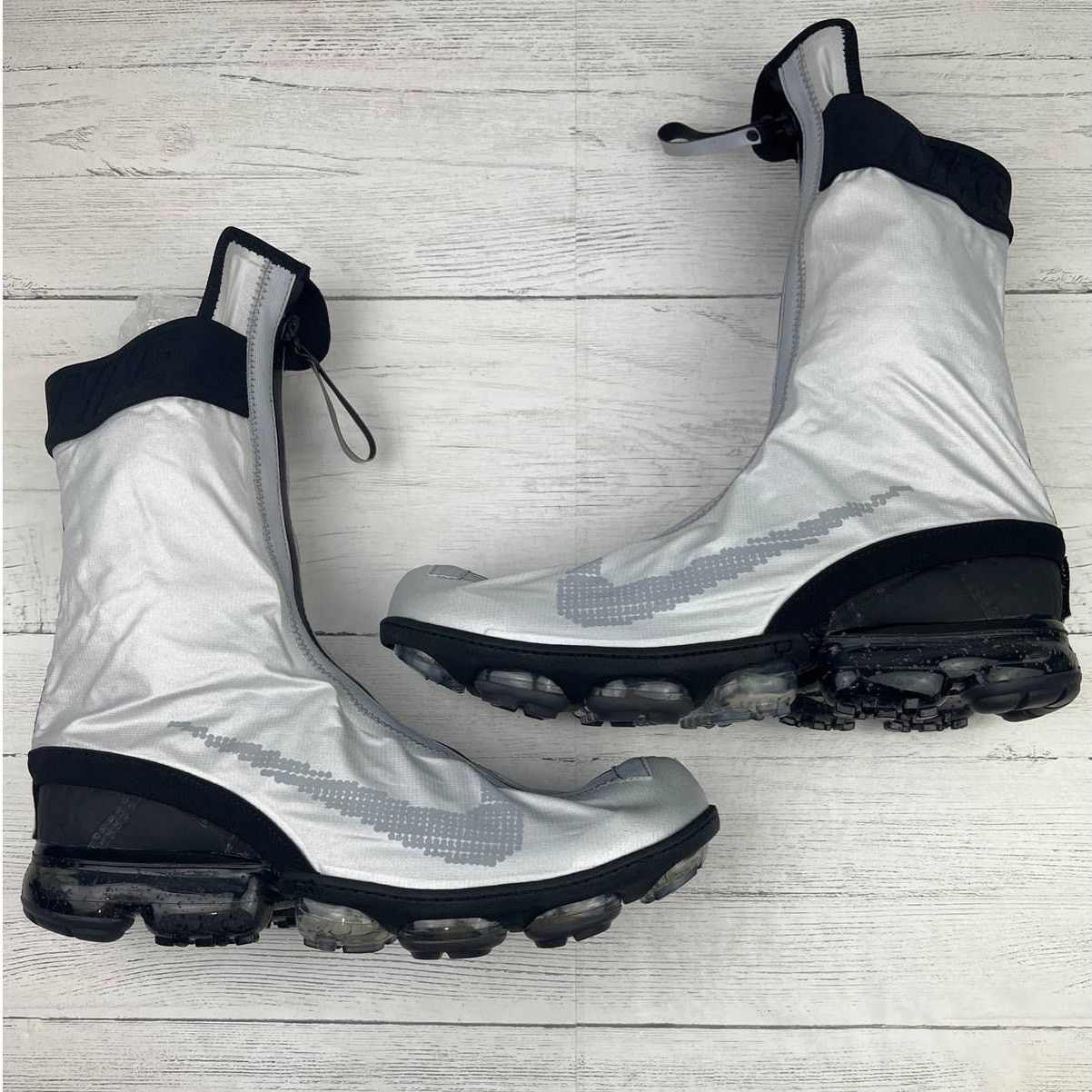 Nike Nike Air VaporMax Flyknit Gator ISPA Metallic Silver 10.5 Size US 10.5 / EU 43-44 - 4 Thumbnail