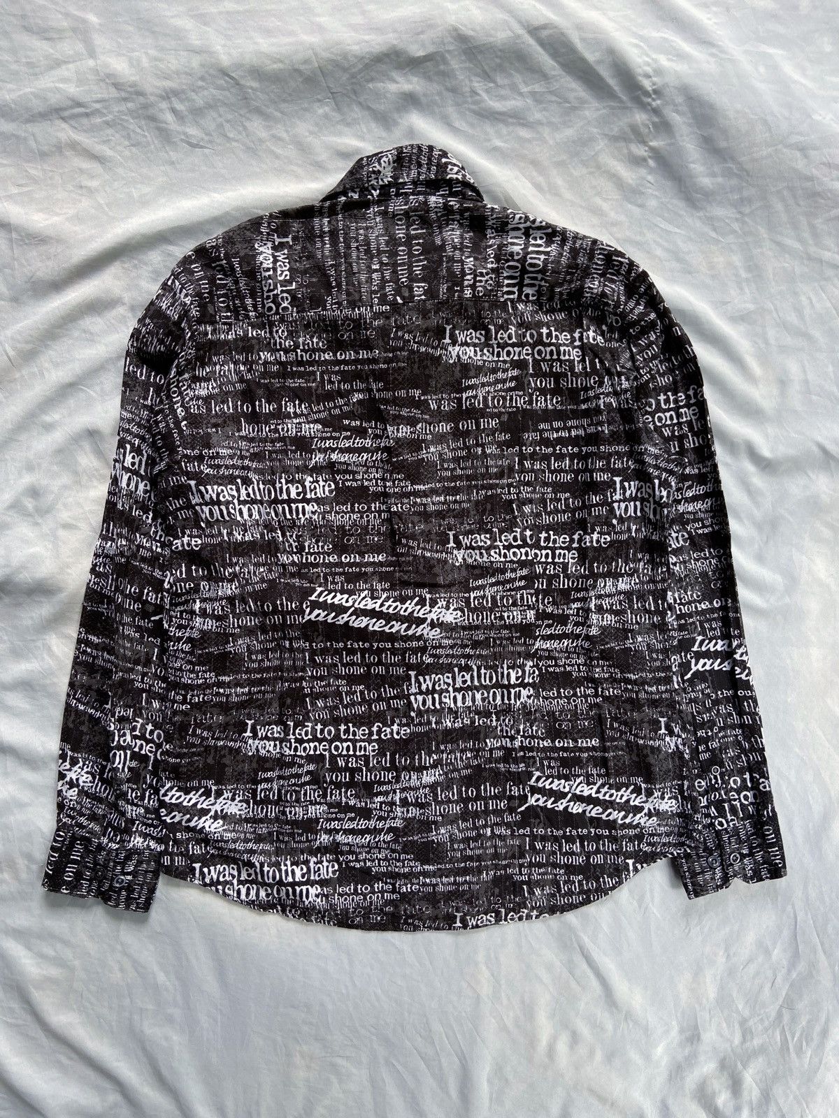 14th Addiction SPLENDID SATISFACTION ARCHIVE TYPE WRITER BUTTON DOWN SHIRT Size US XL / EU 56 / 4 - 11 Thumbnail