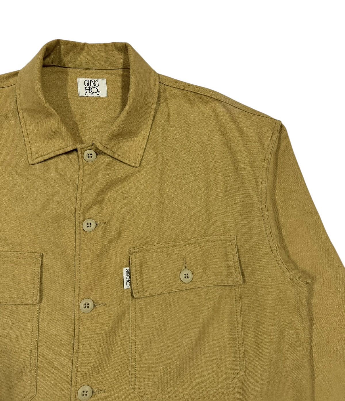 Mister Freedom × Toyo Enterprises Gung Ho Usa Cotton Chef Shirt jacket Size US M / EU 48-50 / 2 - 8 Thumbnail
