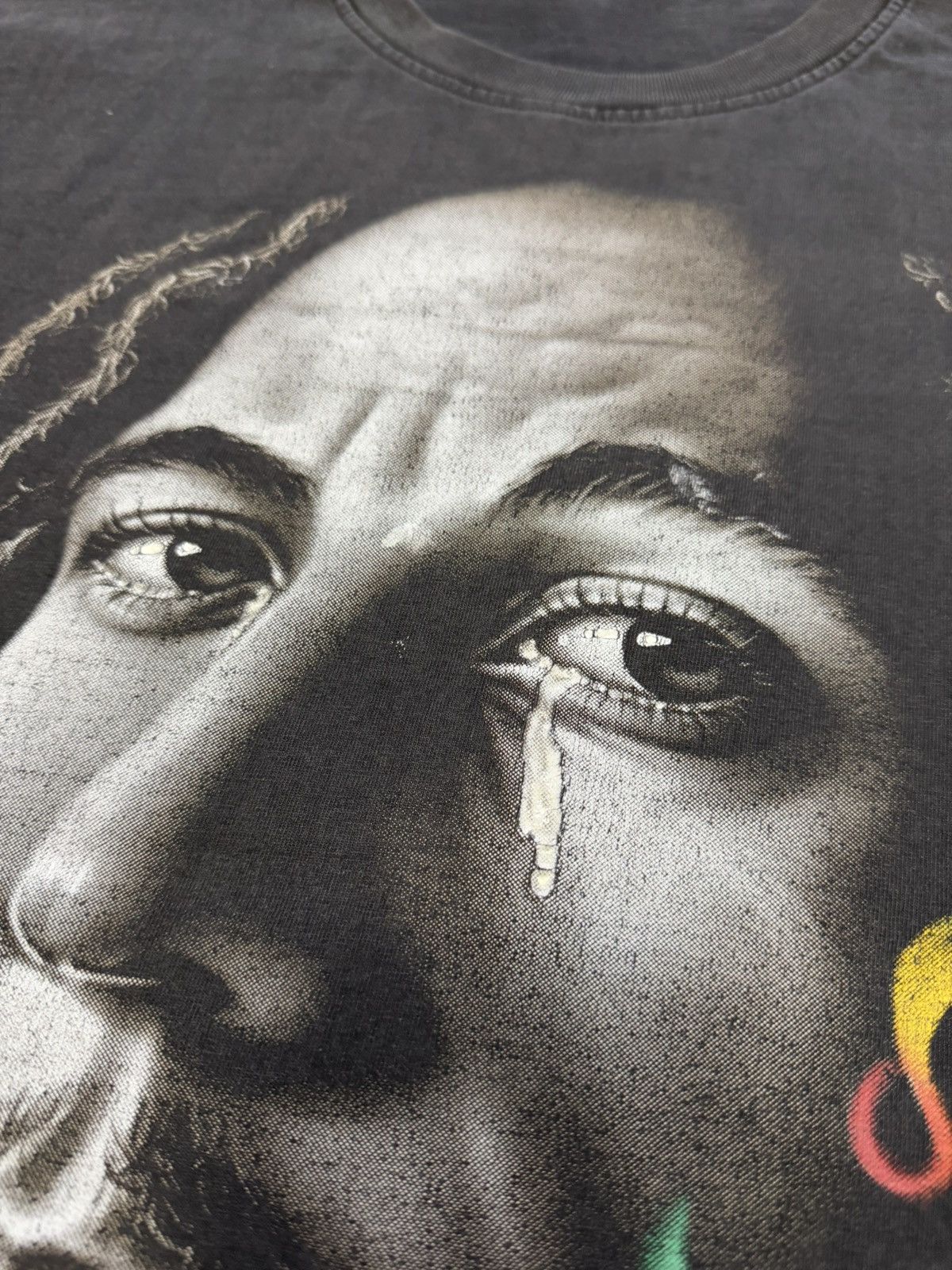 Vintage Vintage Bob Marley Joint T Shirt Faded Smoke Y2k Size US L / EU 52-54 / 3 - 7 Thumbnail