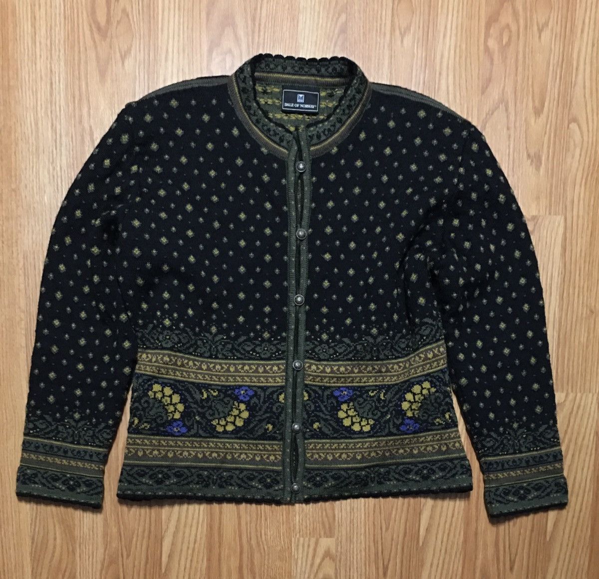Dale Of Norway Dale of Norway Pure New Wool Knit Cardigan Sweater Size XL Size XL / US 12-14 / IT 48-50 - 8 Thumbnail