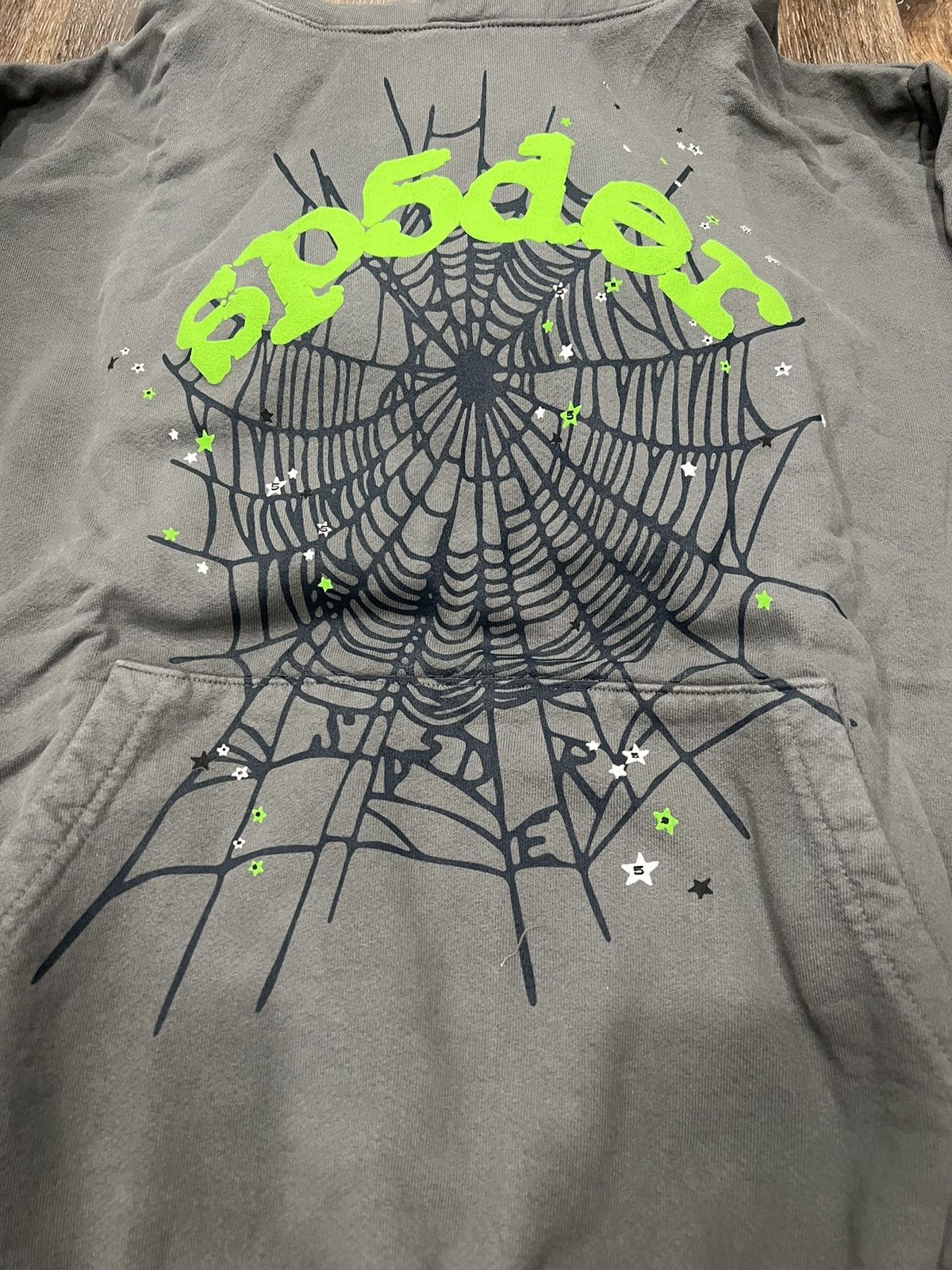 Spider Sp5der Wait Web hoodie Slate Grey | Grailed Spider Sp5der Wait Web hoodie Slate Grey | Grailed