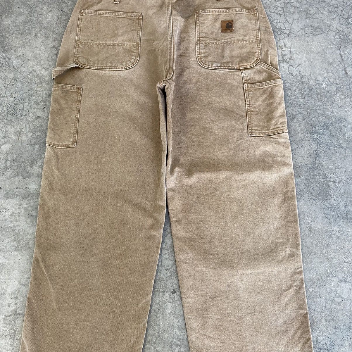 Carhartt Vintage Carhartt Faded Tan Dirty Carpenter Workwear Pants Size US 36 / EU 52 - 19 Thumbnail