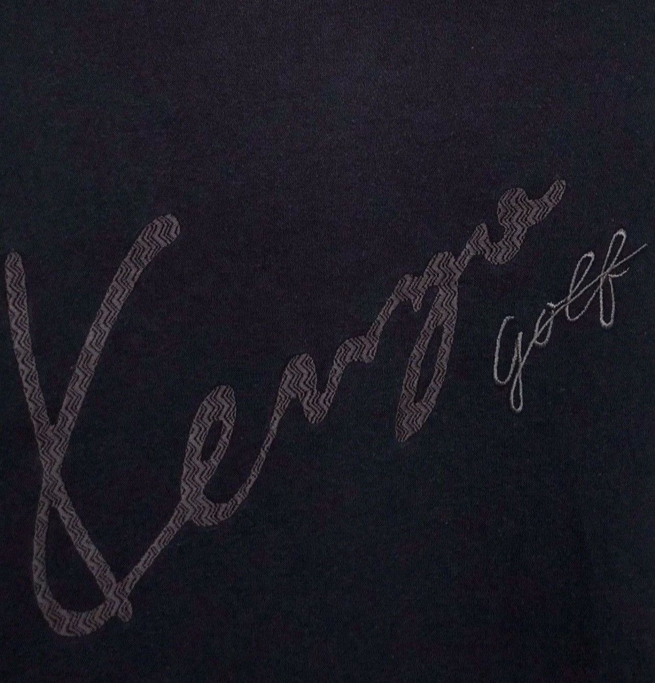 Kenzo Vintage Kenzo Signature Logo Black Baggy Boxy Sweatshirt Size US L / EU 52-54 / 3 - 5 Thumbnail