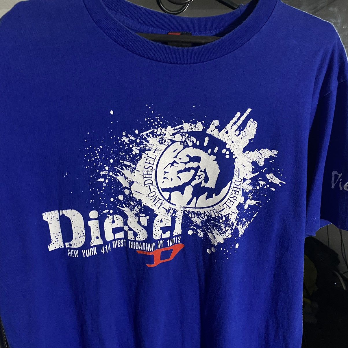 Diesel Diesel T-Shirt Big Logo Japan Style Vintage Y2K Size US L / EU 52-54 / 3 - 5 Thumbnail