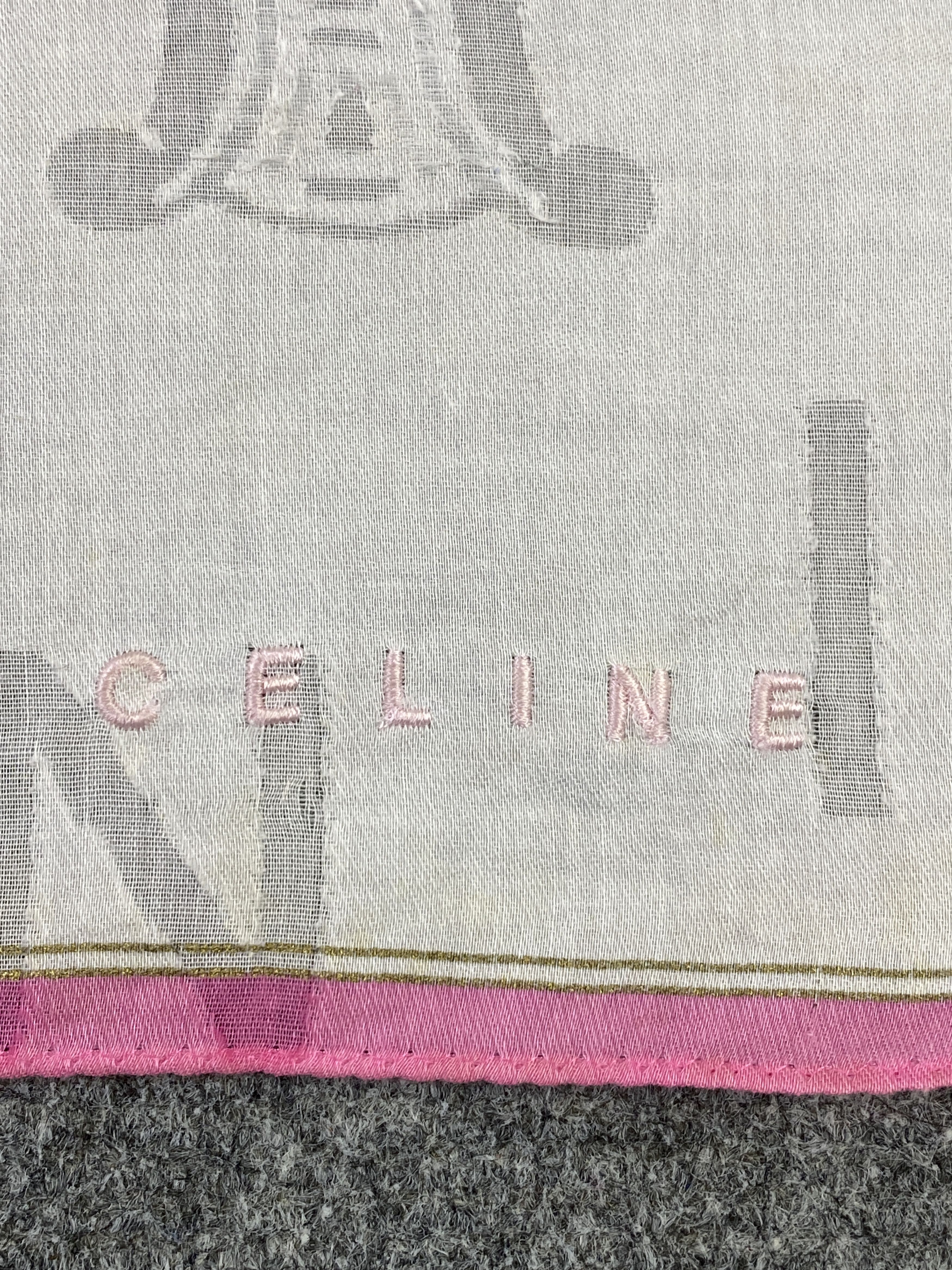Celine Vintage Celine Handkerchief / Neckerchief KT0056 Size ONE SIZE - 5 Thumbnail