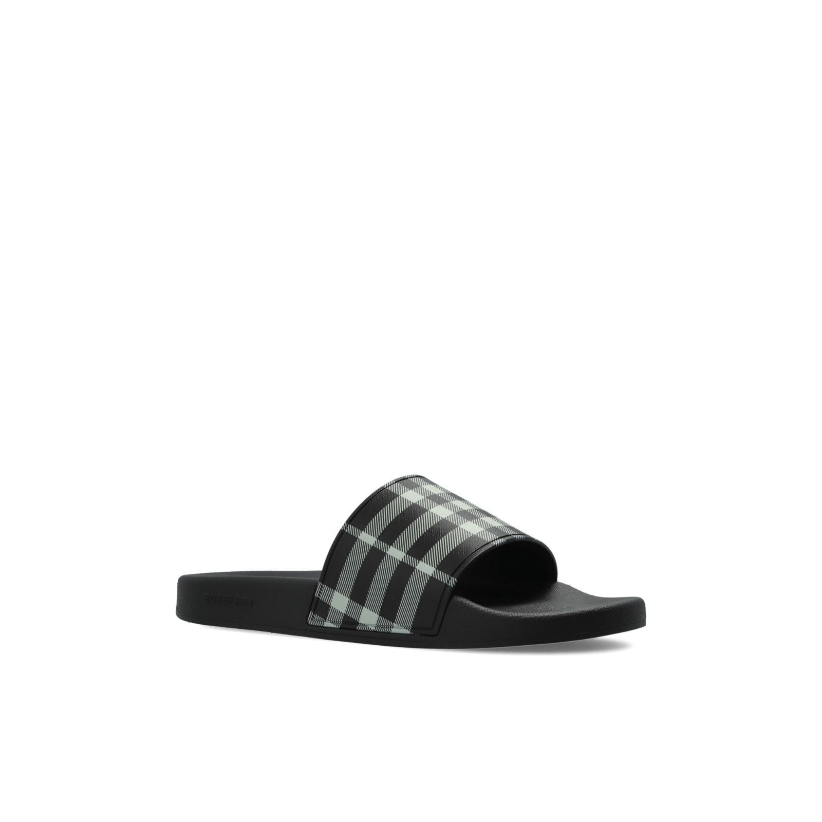 Burberry BURBERRY Black Check Rubber Flip Flops New & Authentic (Men' Size US 9 / EU 42 - 2 Thumbnail