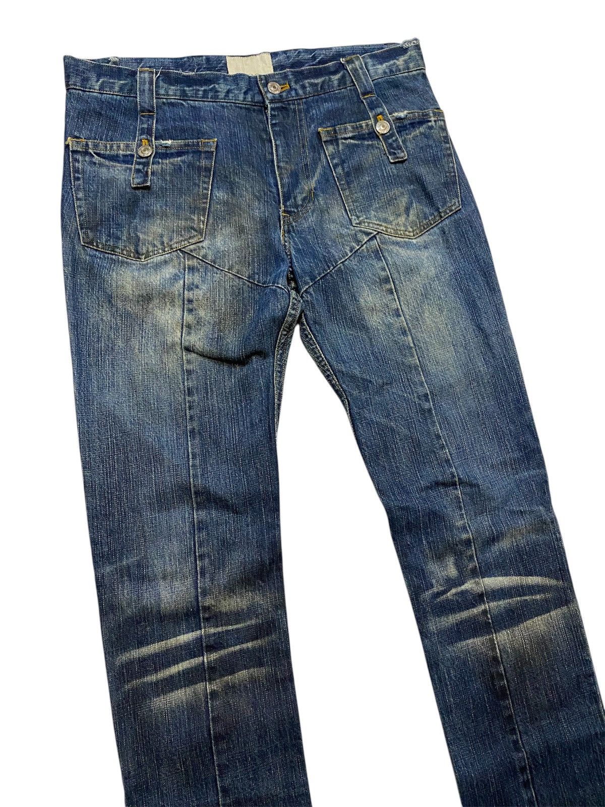 If Six Was Nine × Japanese Brand × Soe Japanese Brand SOE Spring Summer 2005 Denim Pants Size US 33 - 3 Thumbnail