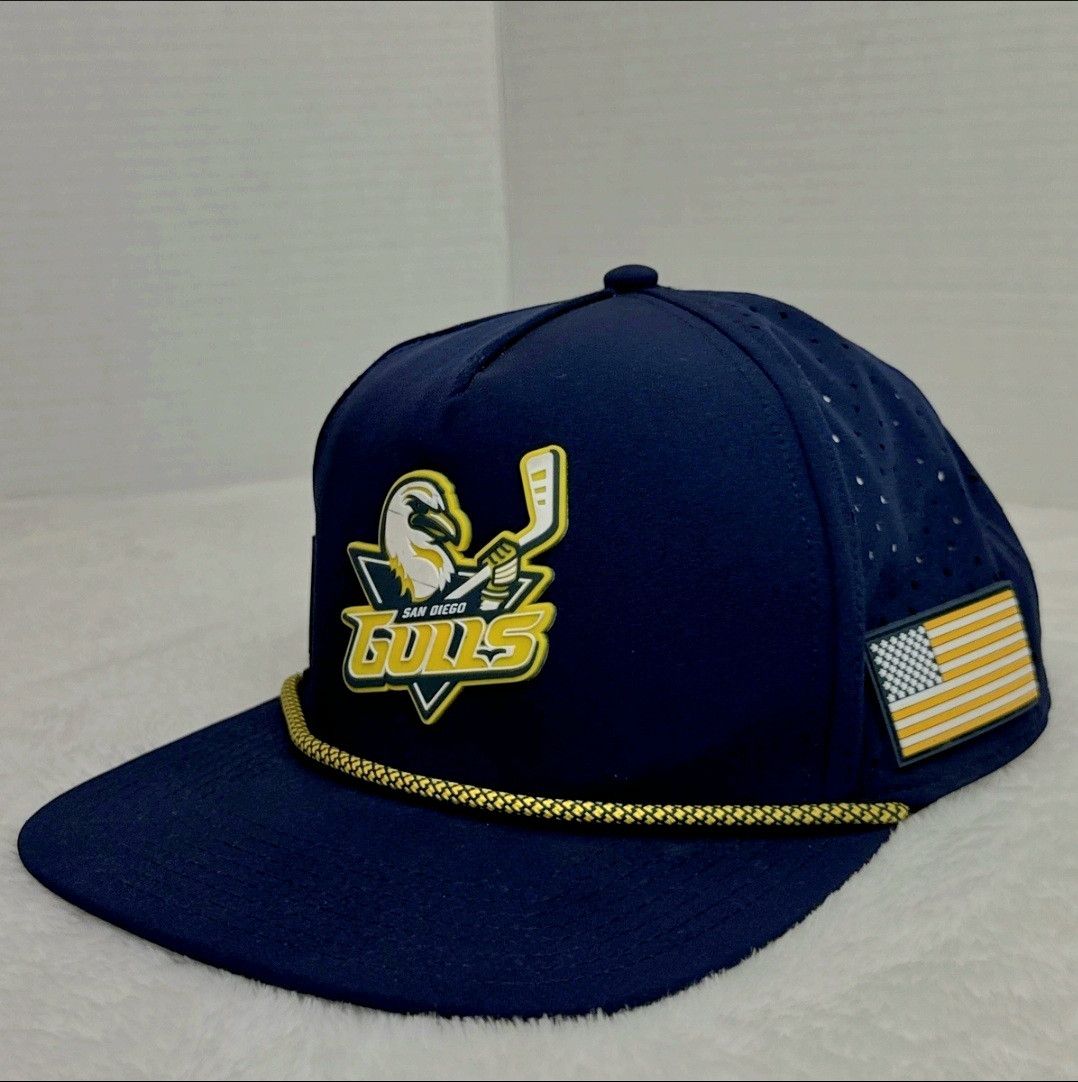 Other San Diego Gulls hockey team hat with Indian Motorcycles Size ONE SIZE - 3 Thumbnail