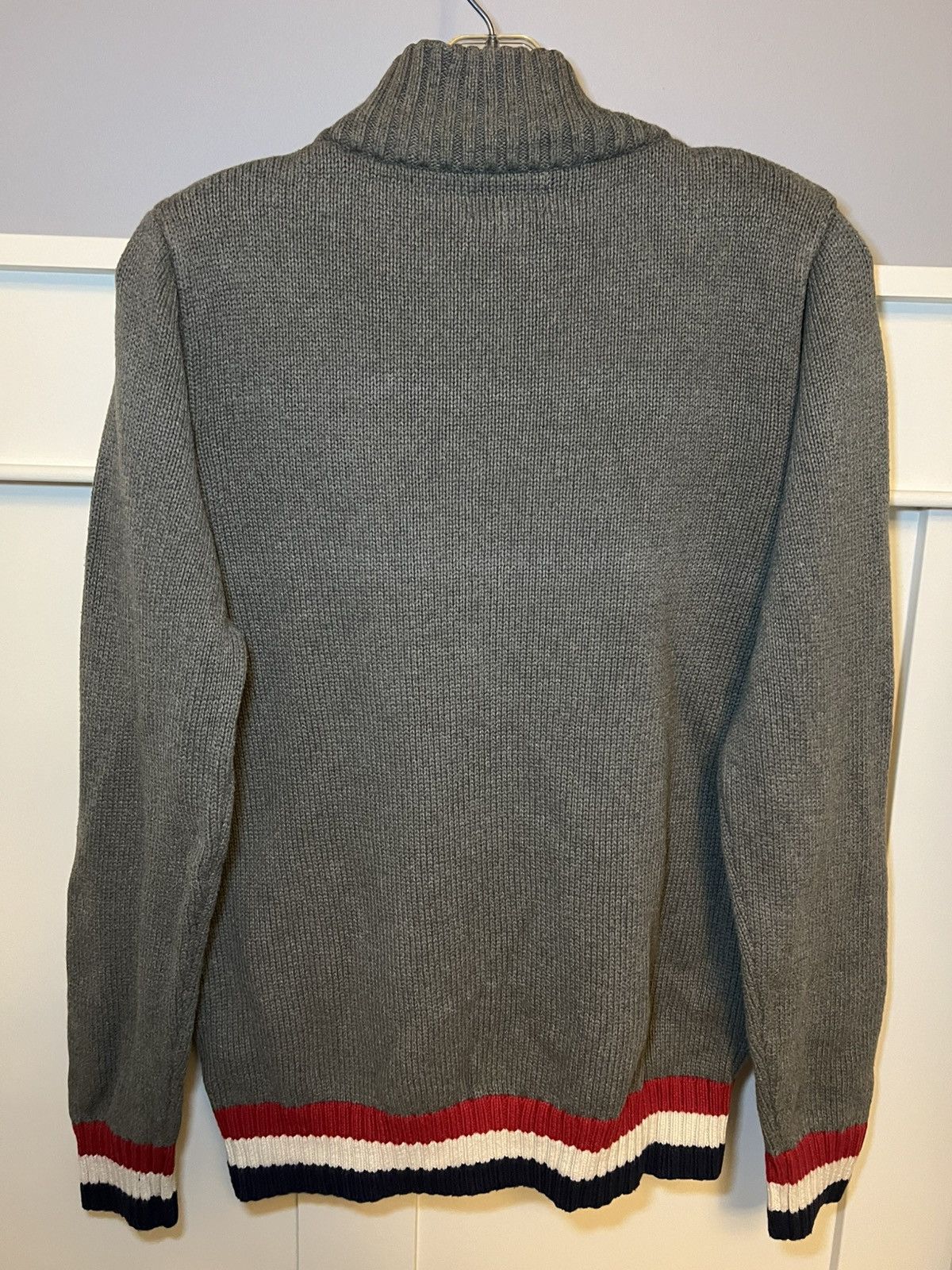 Polo Ralph Lauren Vintage Polo Ralph Lauren big pony knit zip-up sweater Size US XL / EU 56 / 4 - 2 Thumbnail