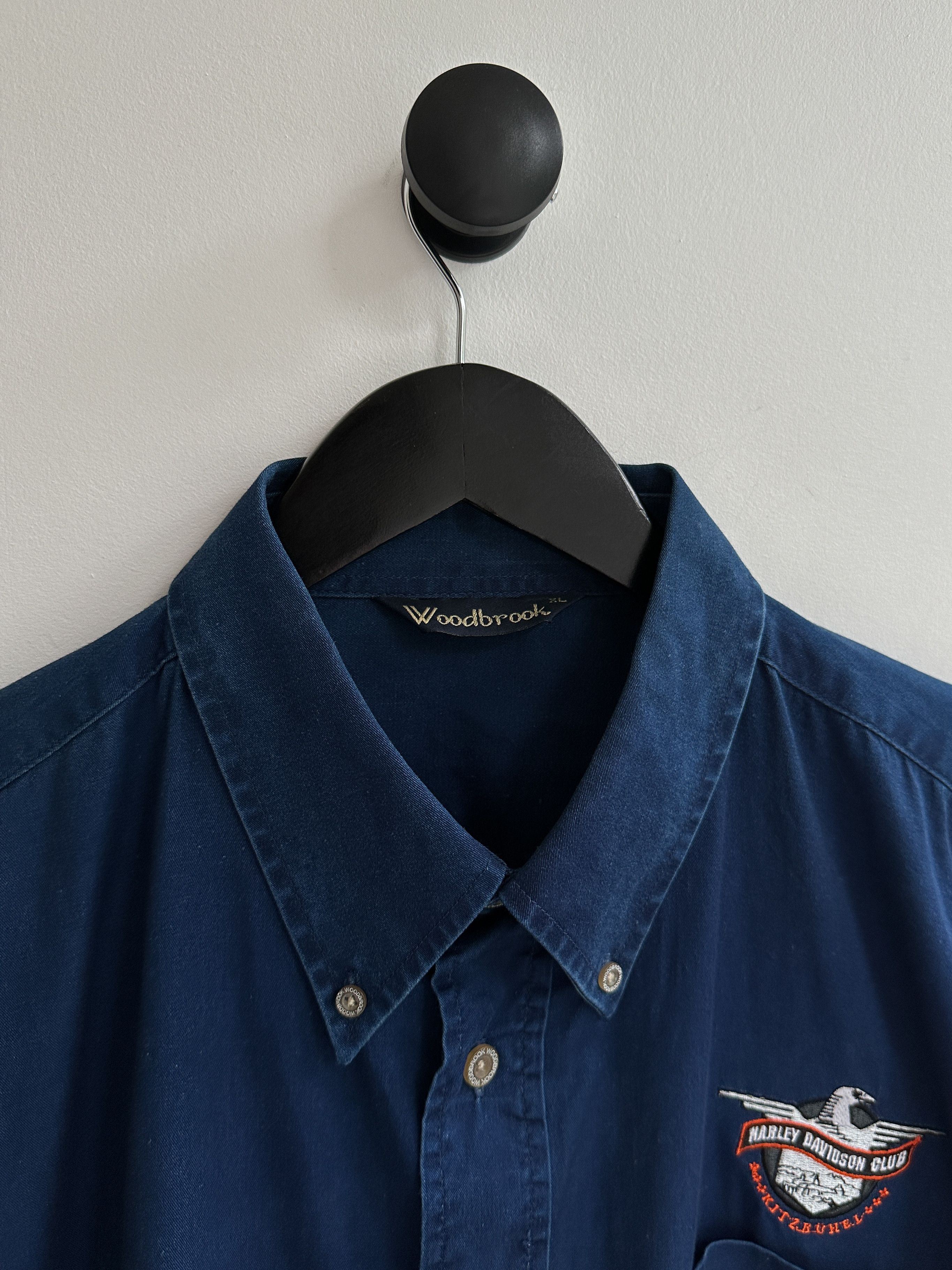 Harley Davidson Vintage Woodbrook Harley Davidson Club Shirt Size US XL / EU 56 / 4 - 3 Thumbnail