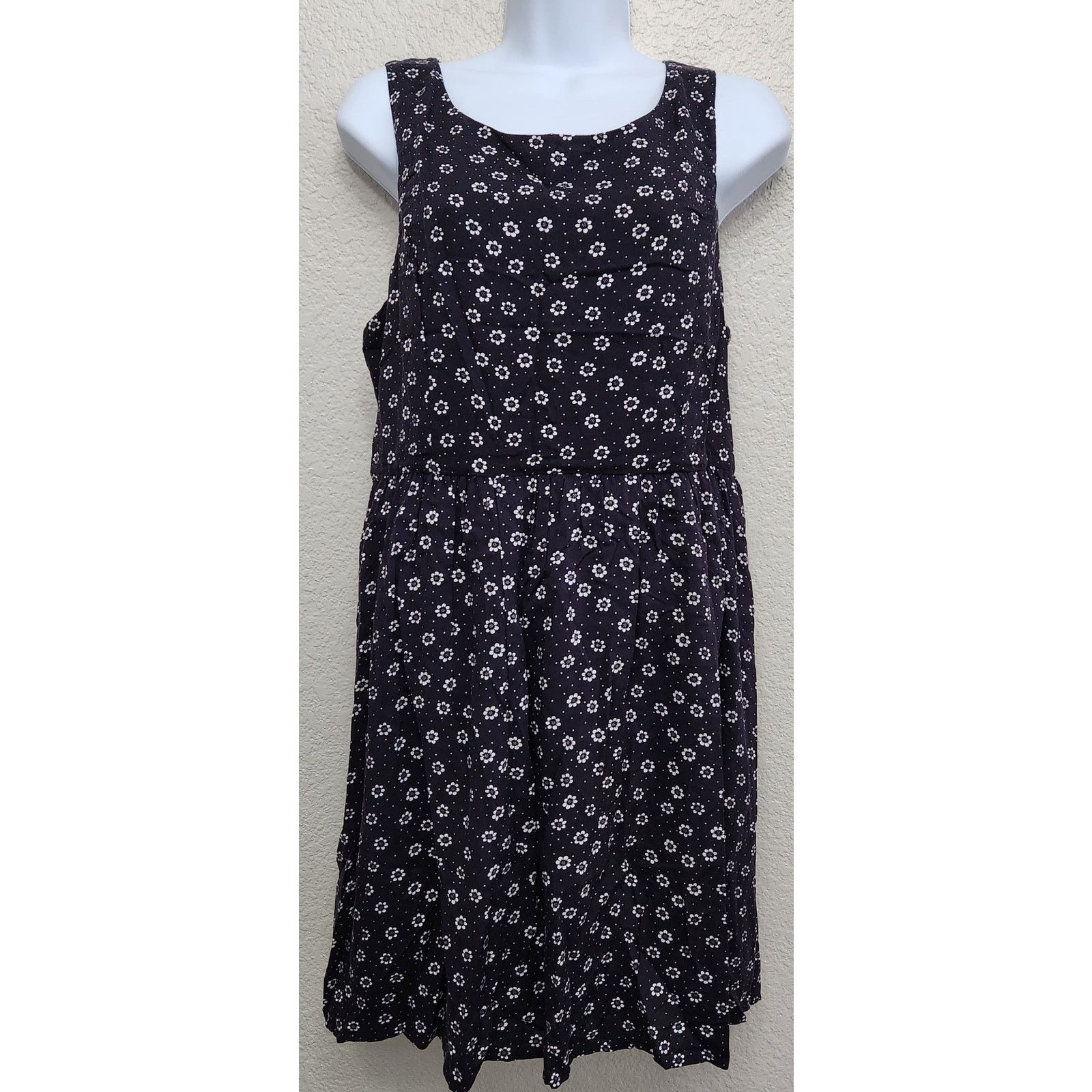 Other One Clothing Black White Floral Print A Line Mini Dress M Size M / US 6-8 / IT 42-44 - 1 Thumbnail
