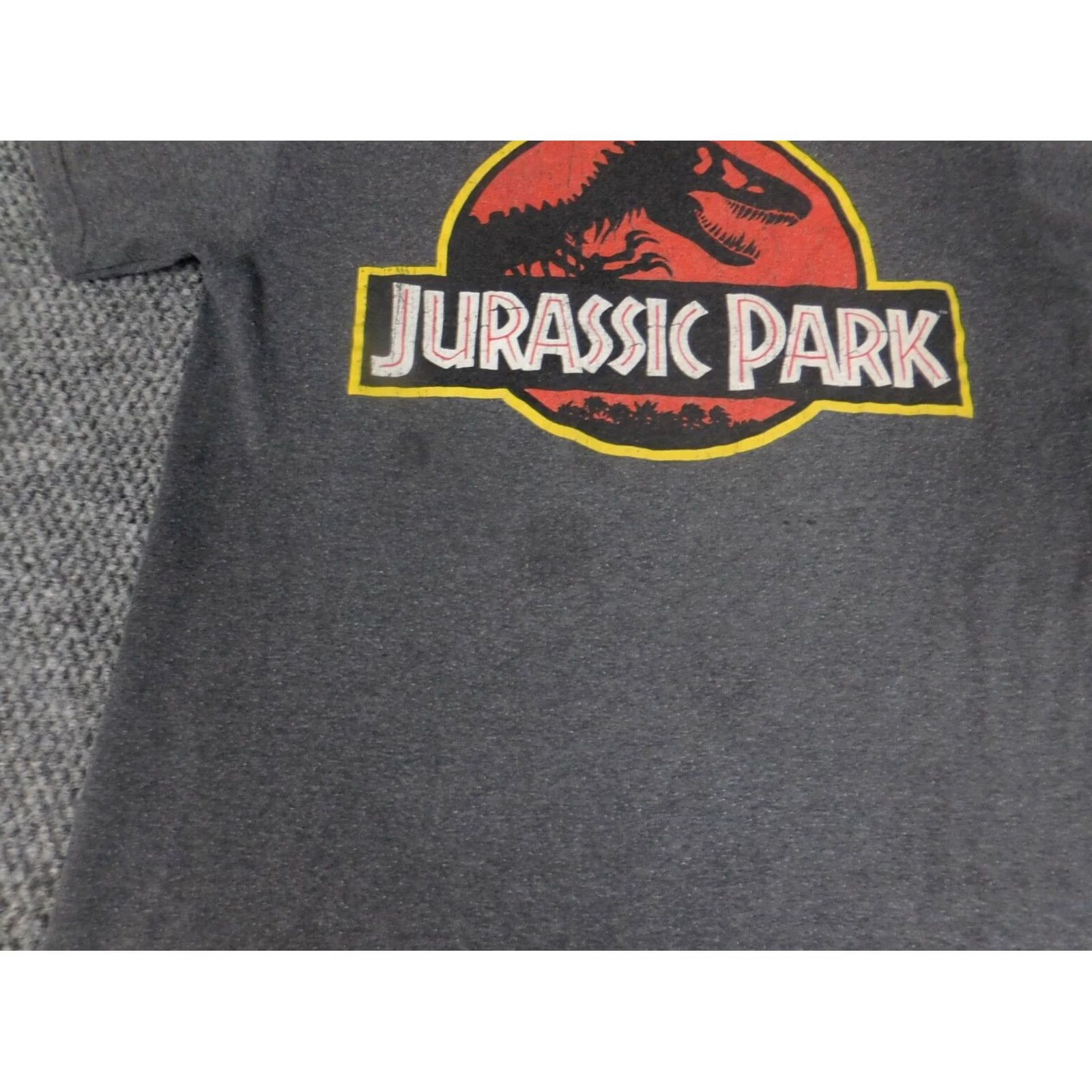 Vintage Jurassic Park Mens Shirt Small Gray Logo Movie Size US S / EU 44-46 / 1 - 4 Thumbnail