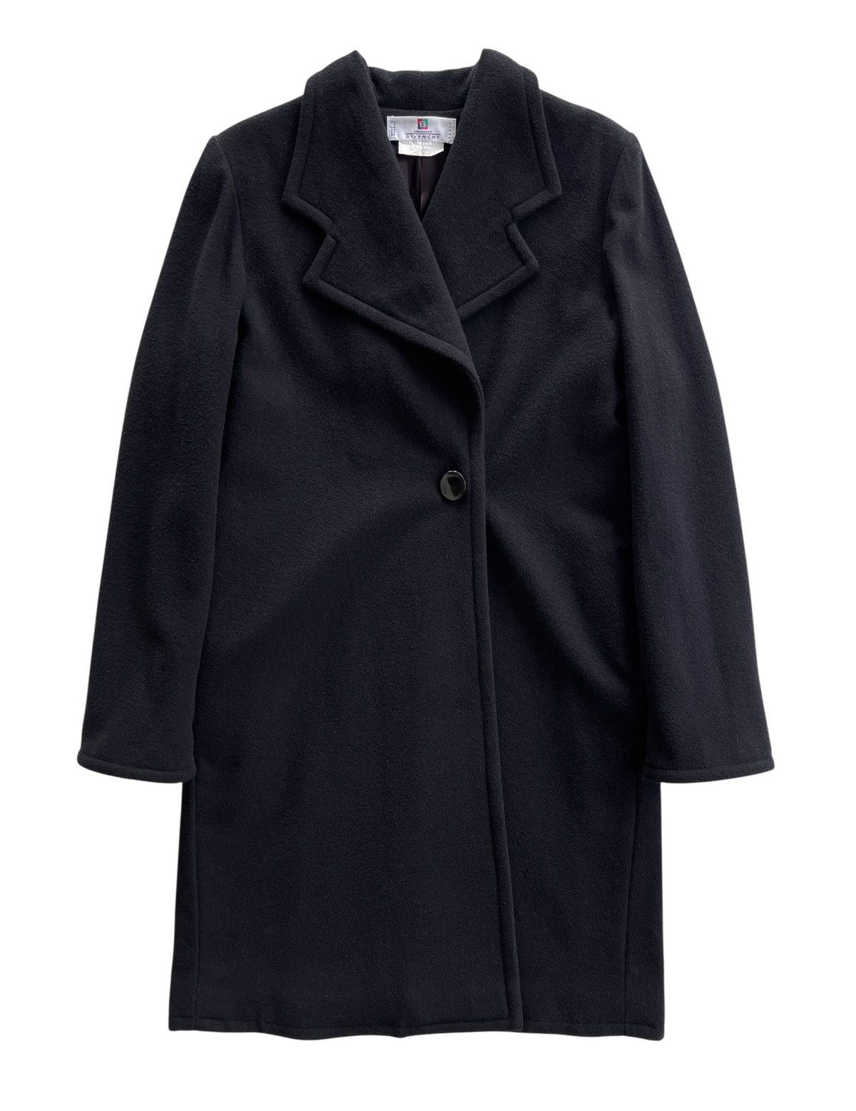 Givenchy Givenchy Wool Black Luxury Longcoat Size M / US 6-8 / IT 42-44 - 1 Thumbnail