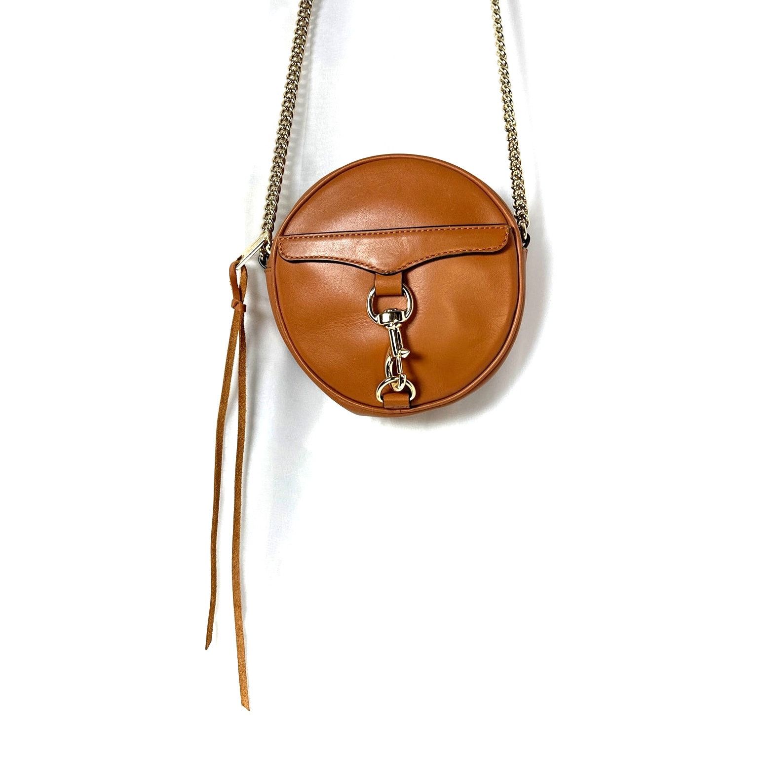 Rebecca Minkoff Vintage Rebecca Minkoff Brown Leather Round Bag w Dust Bag Size ONE SIZE - 8 Thumbnail