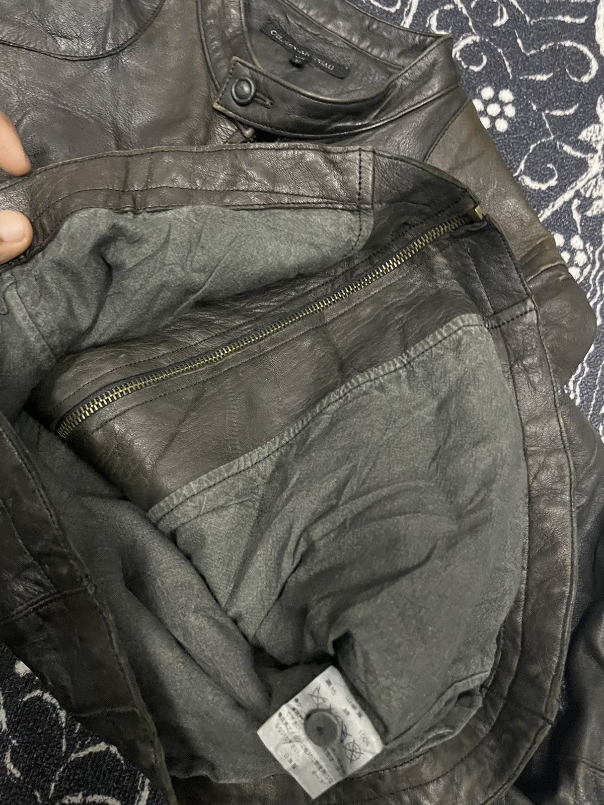 CHRISTIAN PEAU VINTAGE CHRISTIAN PEAU GOAT LEATHER BIKER JACKET Size XS / US 0-2 / IT 36-38 - 11 Thumbnail