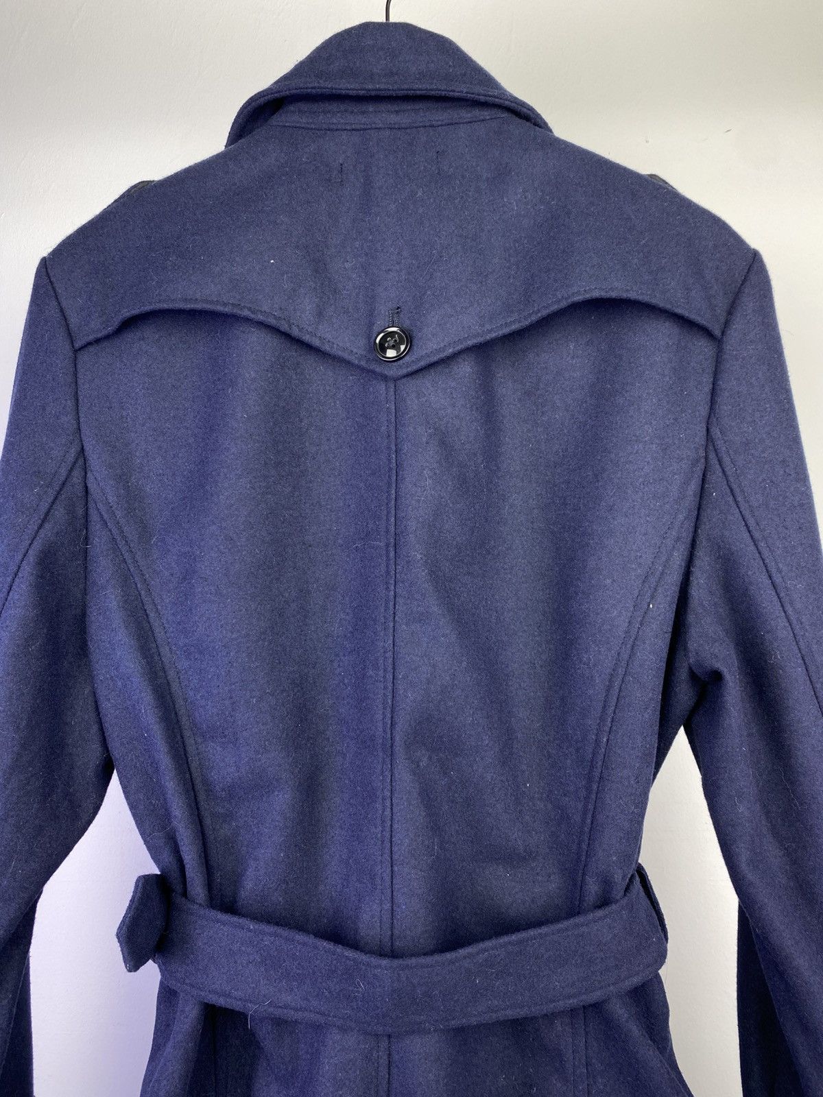 Tete Homme Tete Homme Double-Breasted Wool Trench Coat Japan Size XL / US 12-14 / IT 48-50 - 10 Thumbnail