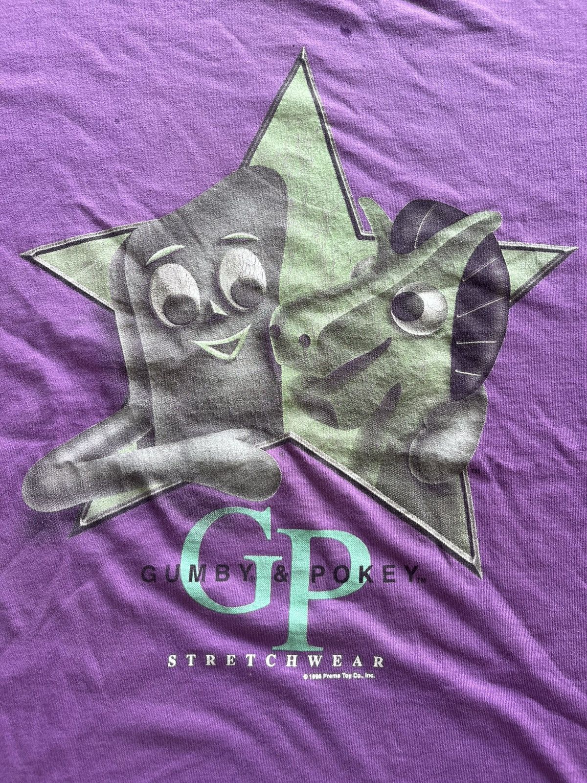 Designer × Vintage Vintage GUMBY & POKEY GP Stretchwear 1996’s preme toy tshirt Size US XL / EU 56 / 4 - 6 Thumbnail