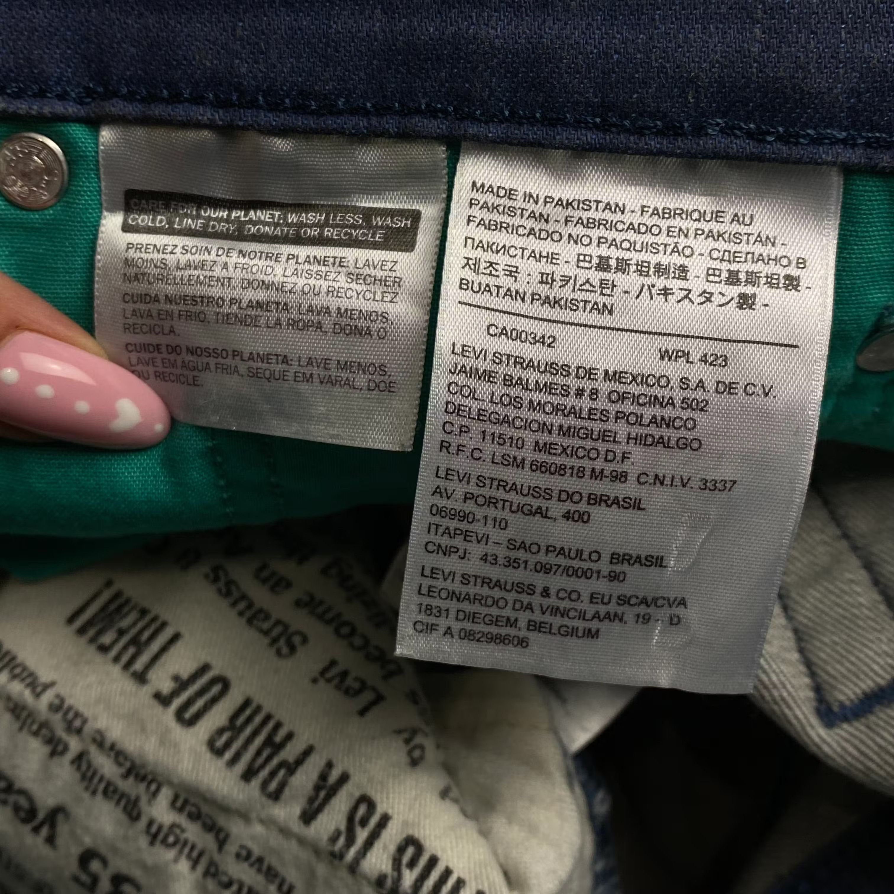 Levi's × Levi's Vintage Clothing Mens Jeans Levis Selvedge Reflective Size 32 Size US 32 / EU 48 - 6 Thumbnail
