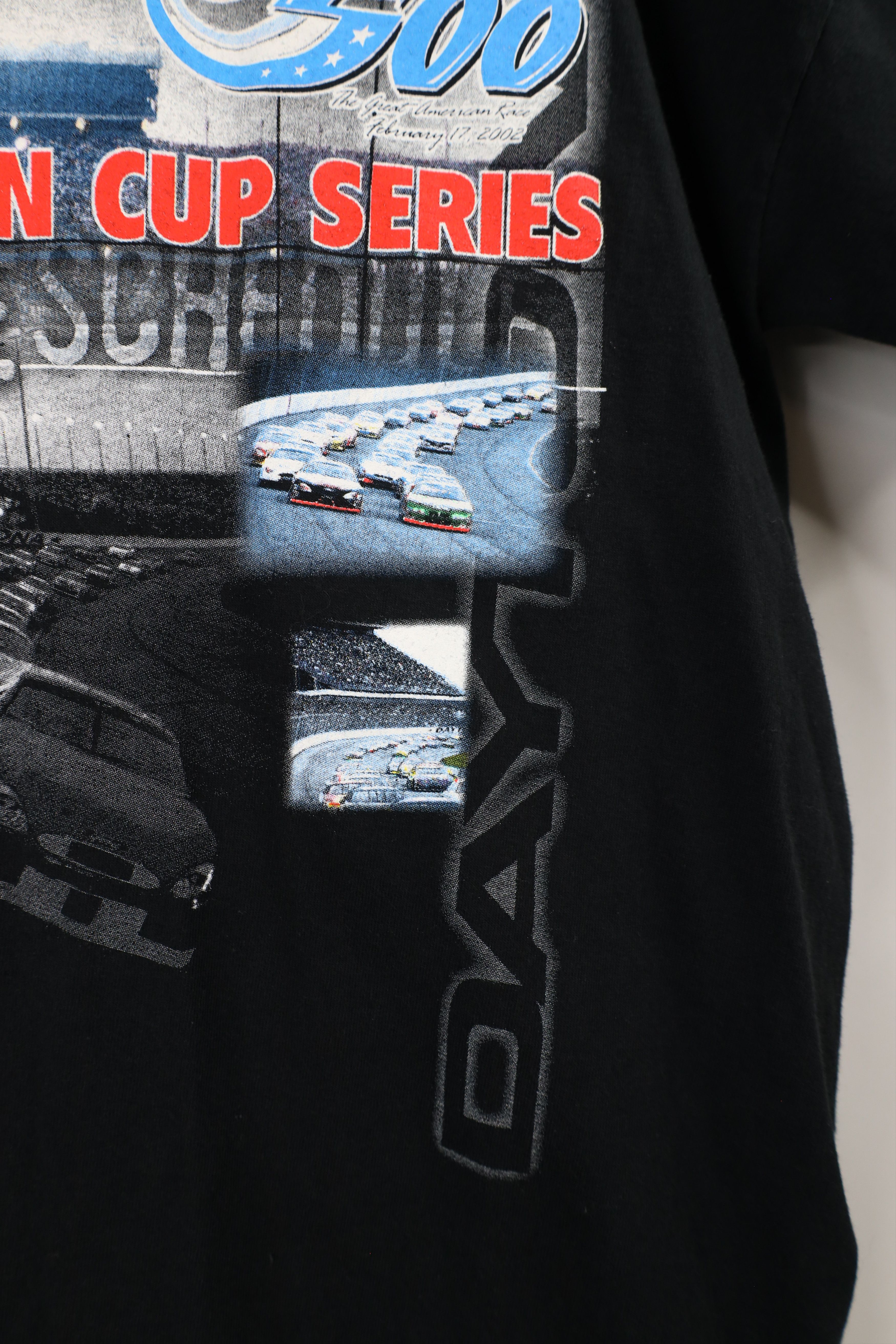 Vintage Vintage Y2K 2002 NASACAR Print Daytona 500 T-Shirt Black Size US L / EU 52-54 / 3 - 5 Thumbnail