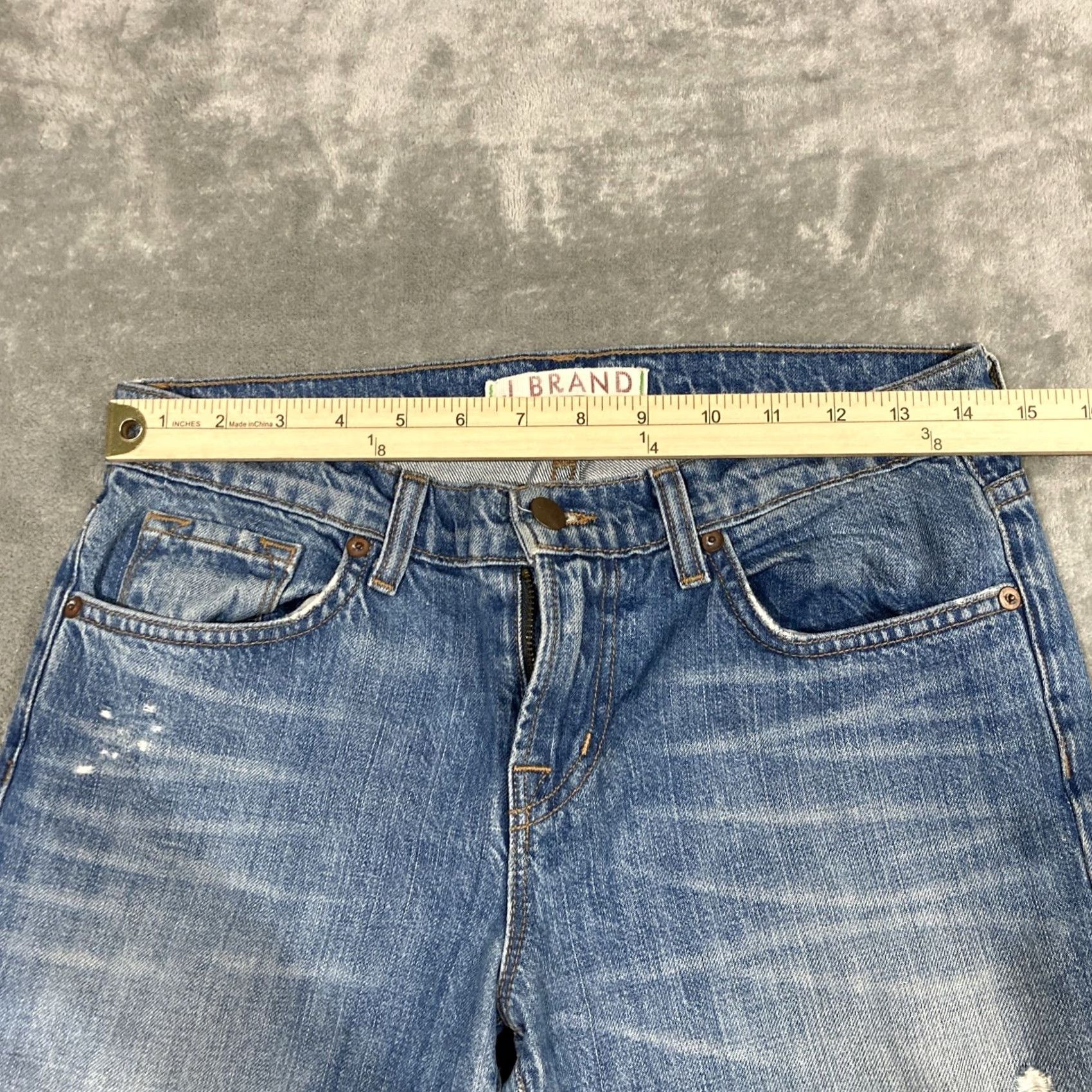 J Brand J Brand Jeans Aidan Gemini Womens 26 Jeans Blue 100% Cotton Zipper Button Relaxed Straight Regular Womens USA Vintage/Vintage? Size 26" / US 2 / IT 38 - 2 Thumbnail