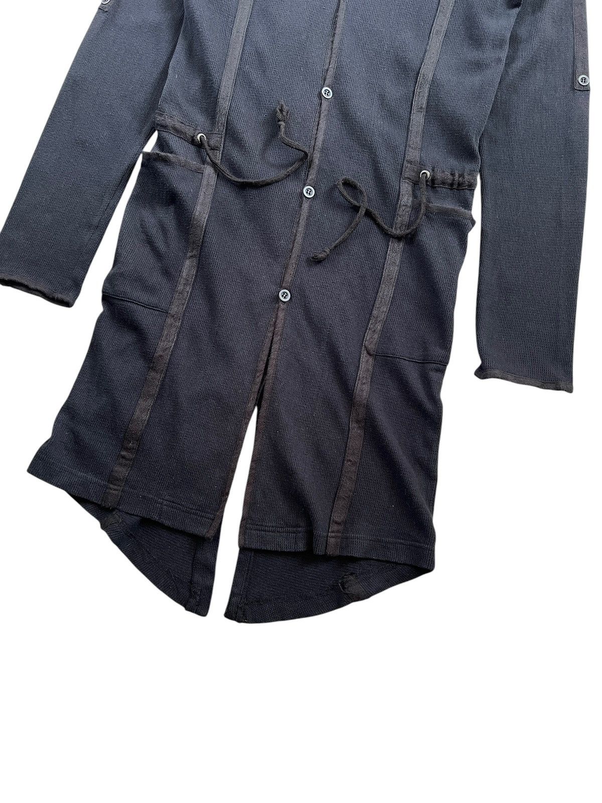 5351 POUR LES HOMMES × Japanese Brand × Vintage Vintage 5351 Pour Les Hommes Mesh Waffle Button Jacket Size US XS / EU 42 / 0 - 4 Thumbnail